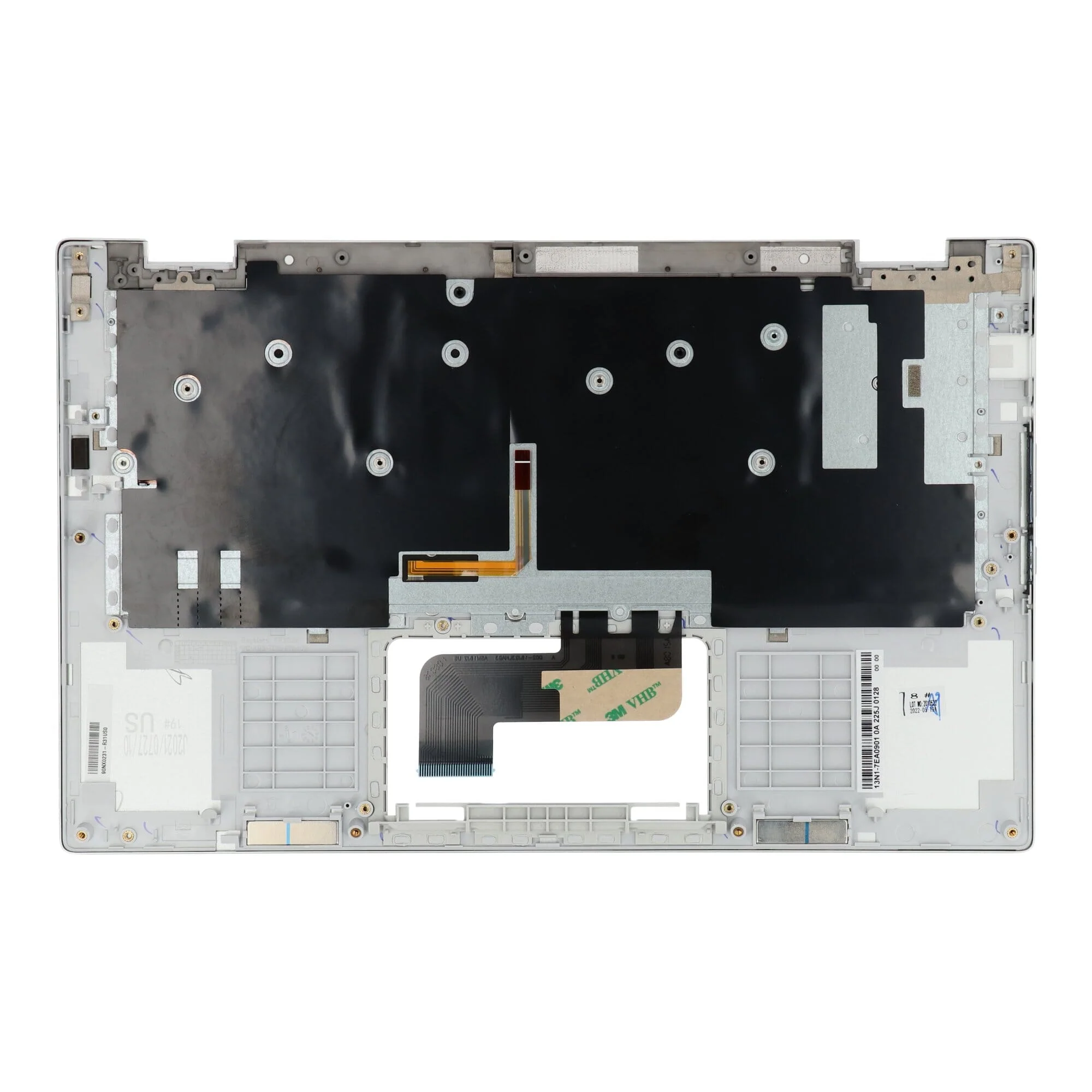 Asus Laptop Toetsenbord Qwerty US + Top Cover - Zilver - Image 2