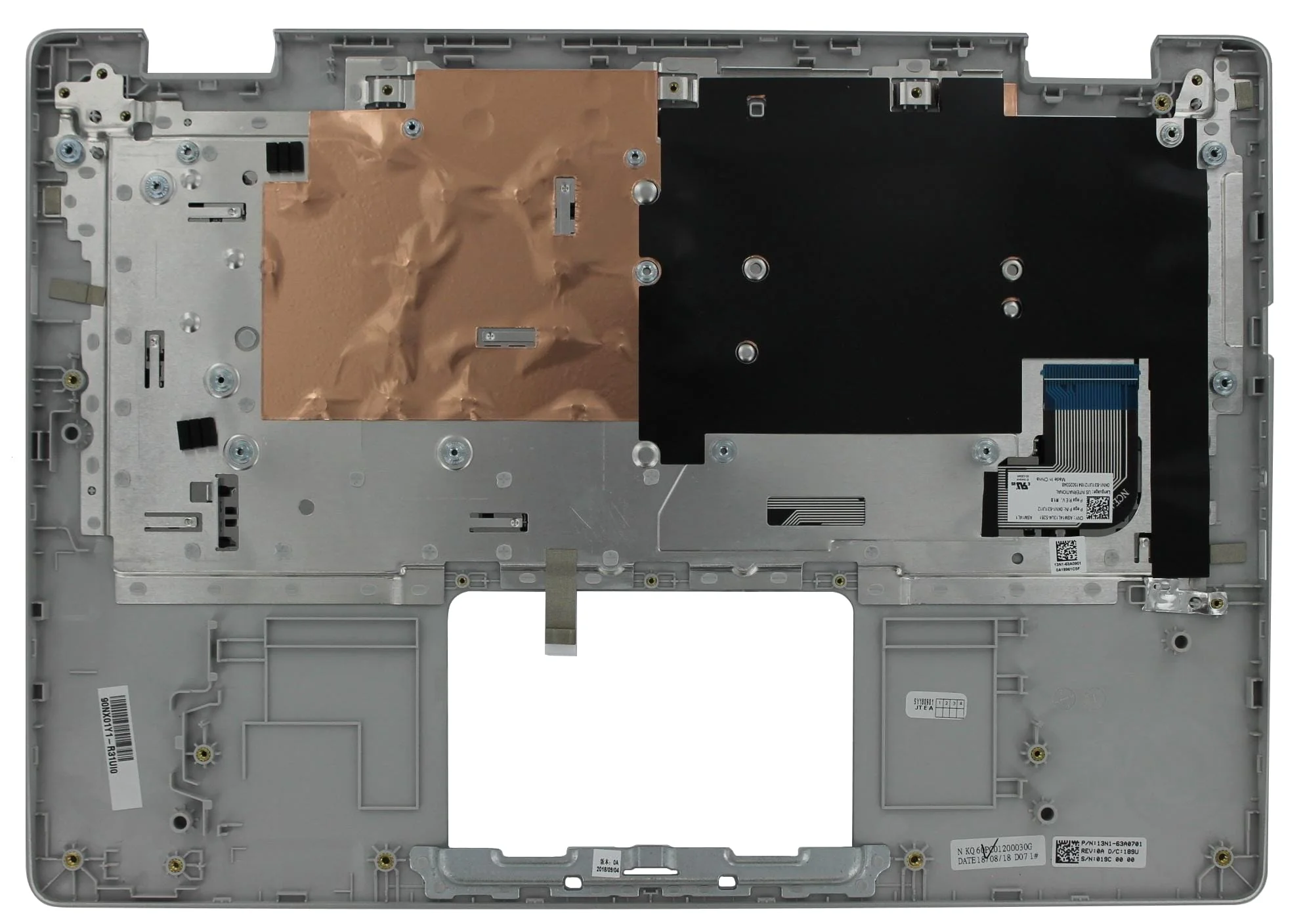 Asus Laptop Toetsenbord Qwerty US + Topcover - Image 2