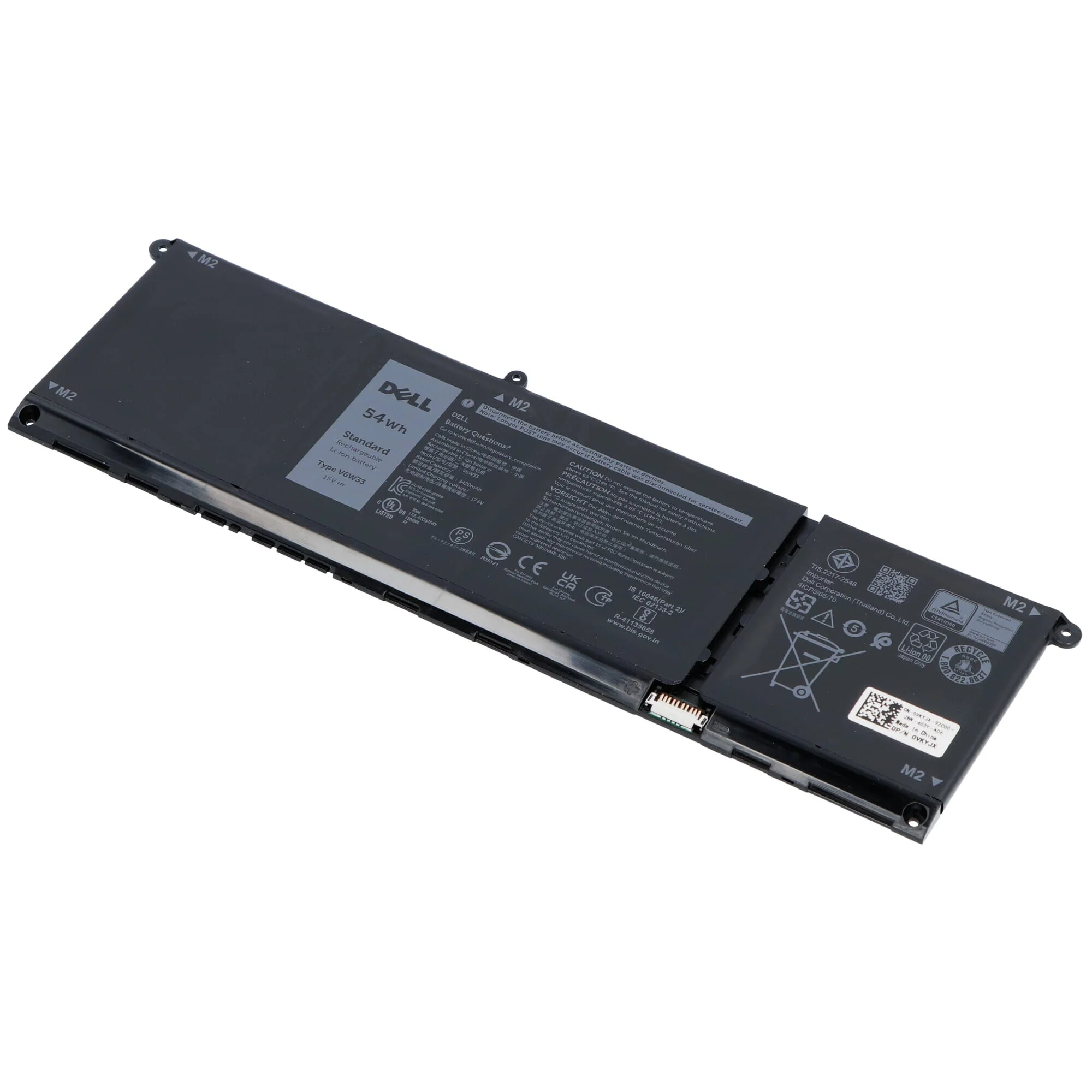Dell Laptop Accu 15.0V 3420mAh - Image 2