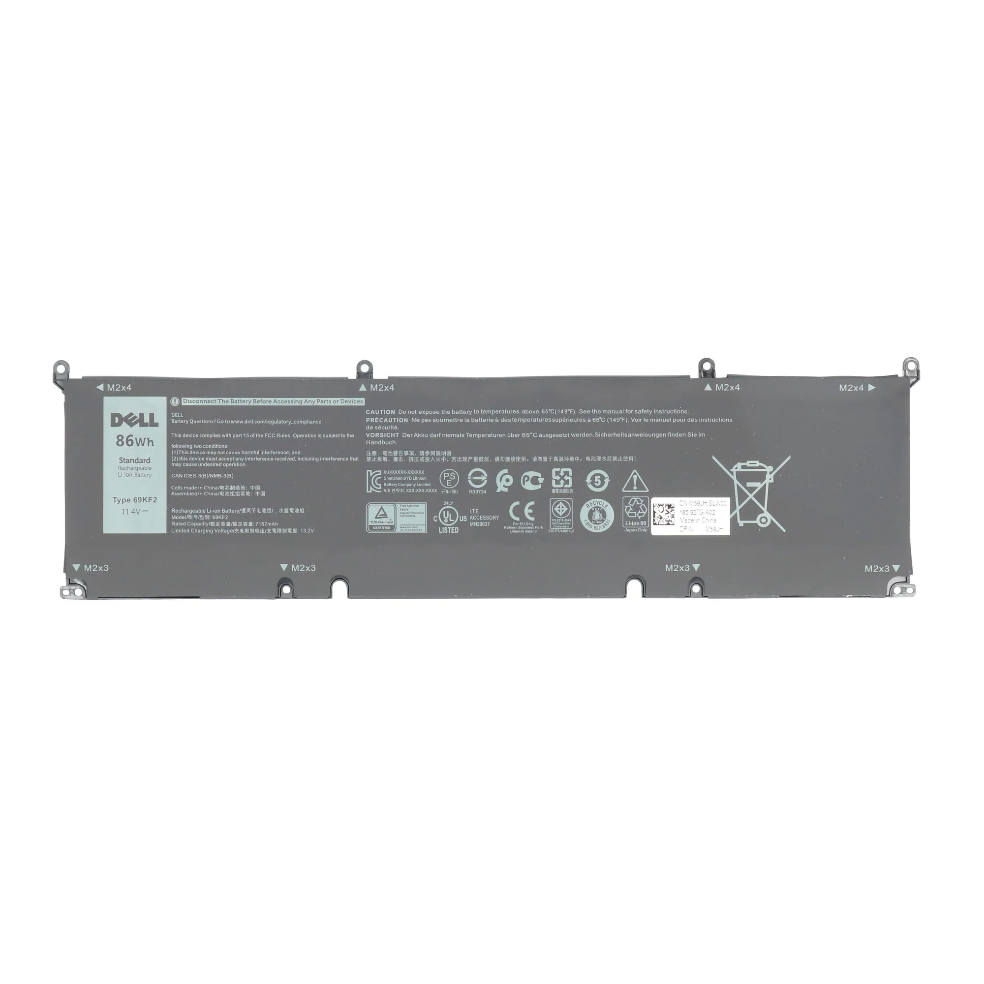 Dell Laptop Accu 86Wh - Image 3