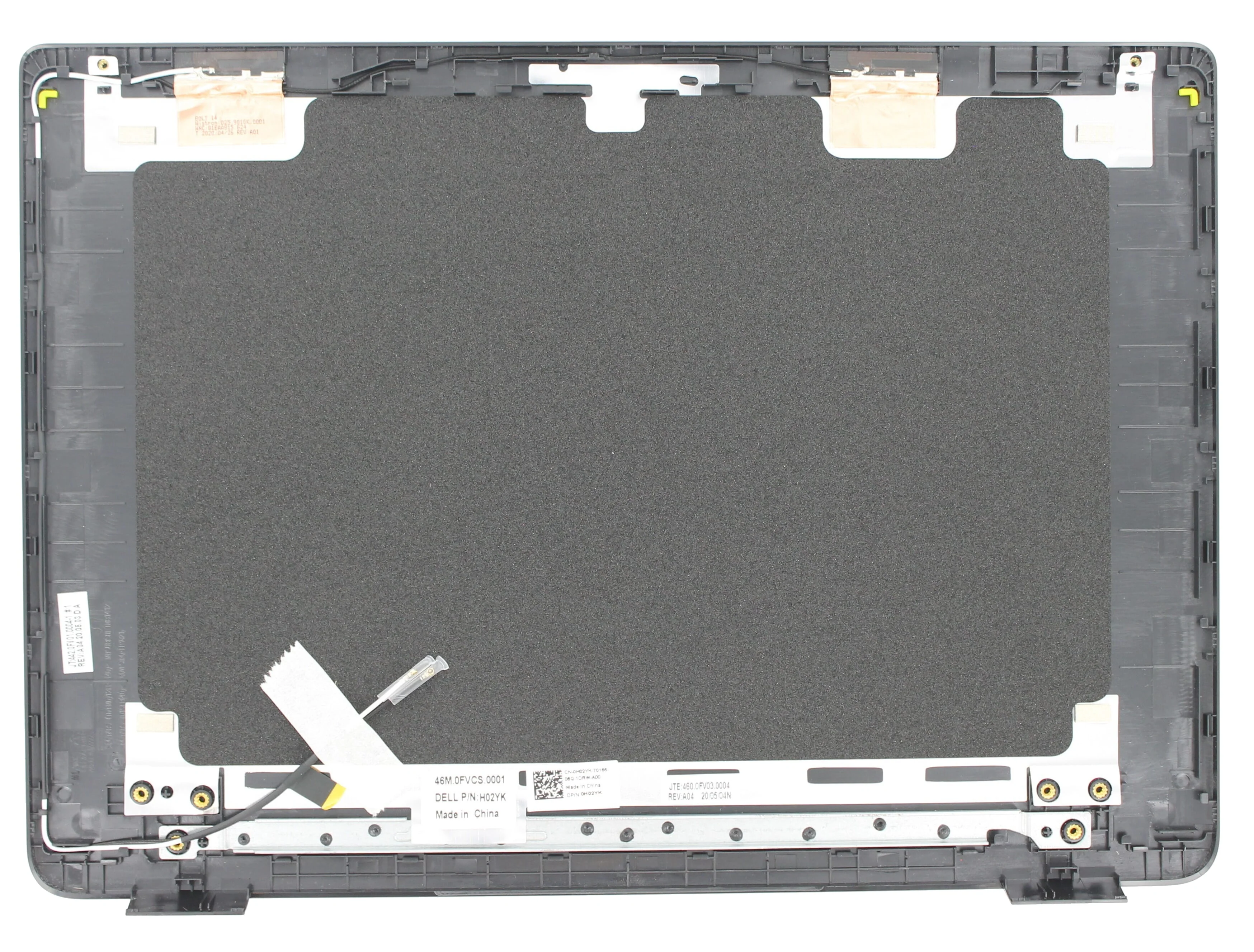 Dell Laptop LCD Behuizing Achterkant - Zwart - Image 2