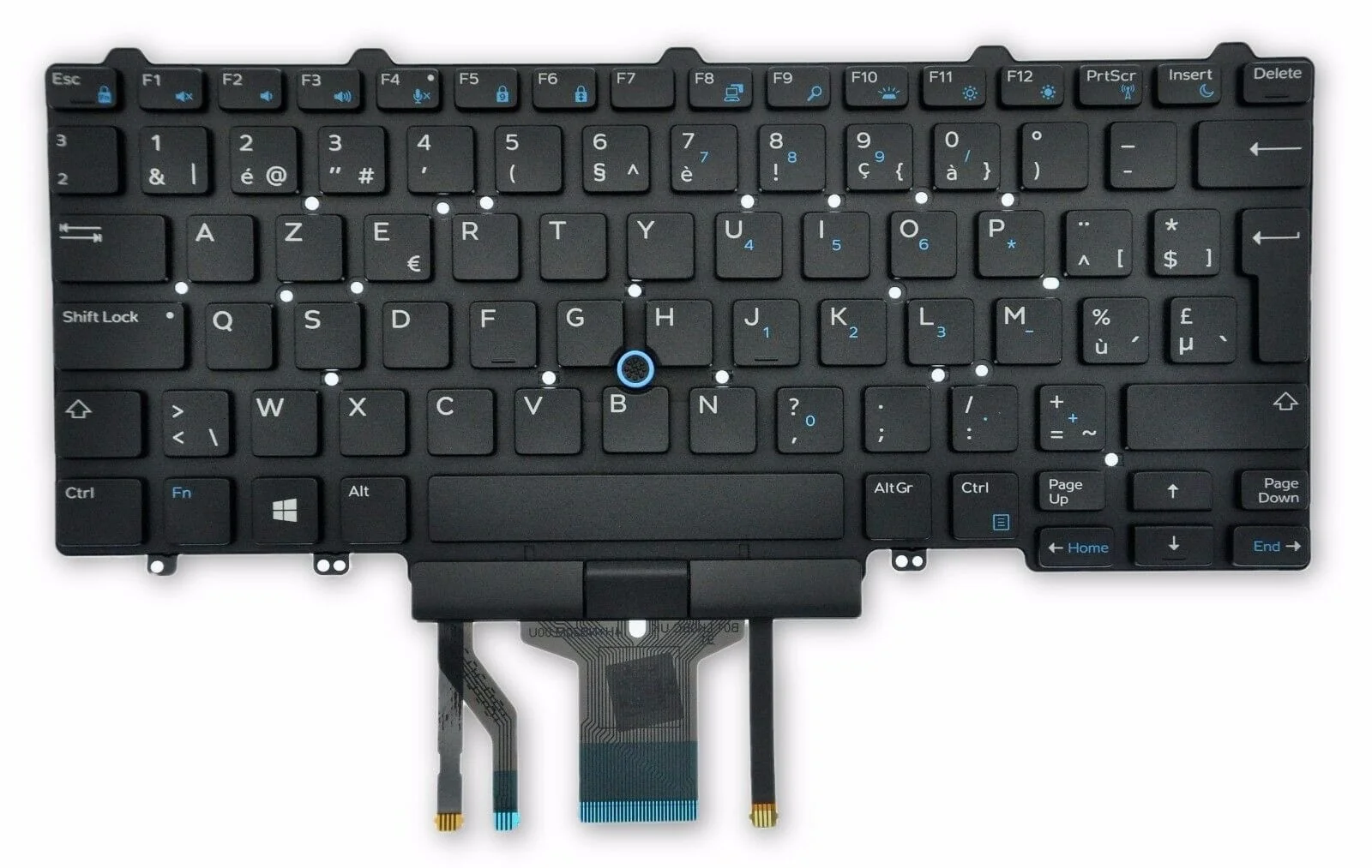 Dell Laptop Toetsenbord Azerty BE + Backlight - Image 2
