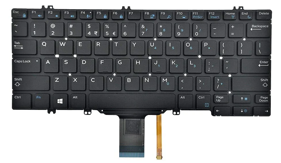 Dell Laptop Toetsenbord Qwerty US + Backlit - Image 2