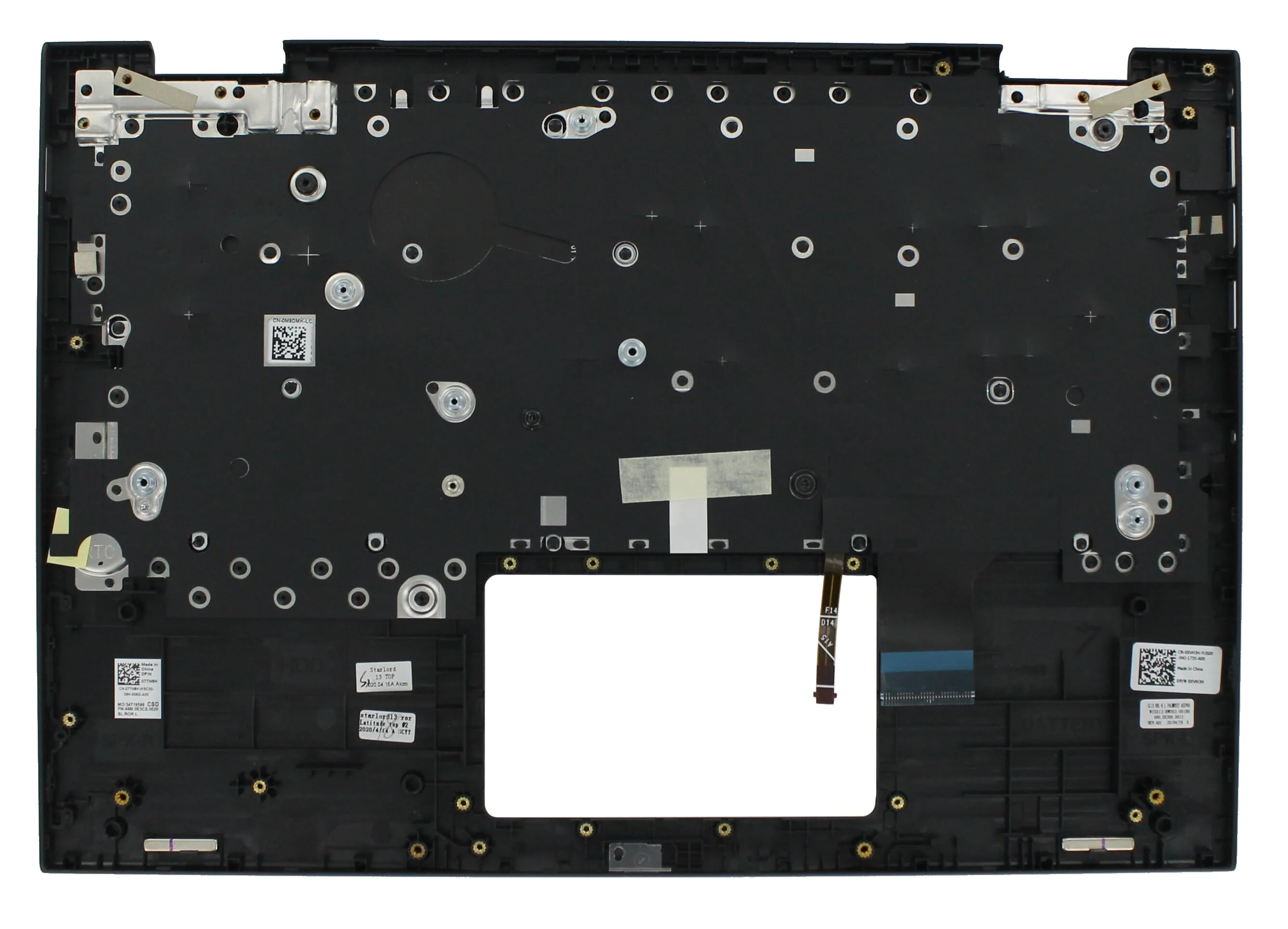 Dell Laptop Toetsenbord Qwerty US + Top Cover - Zwart - Image 2