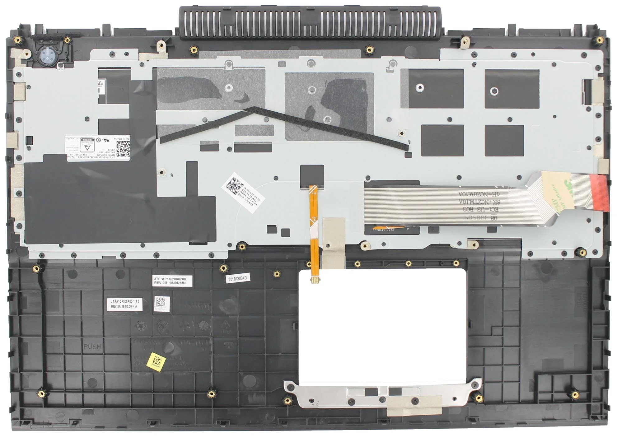Dell Laptop Toetsenbord Qwerty US + Top Cover - Zwart - Image 2