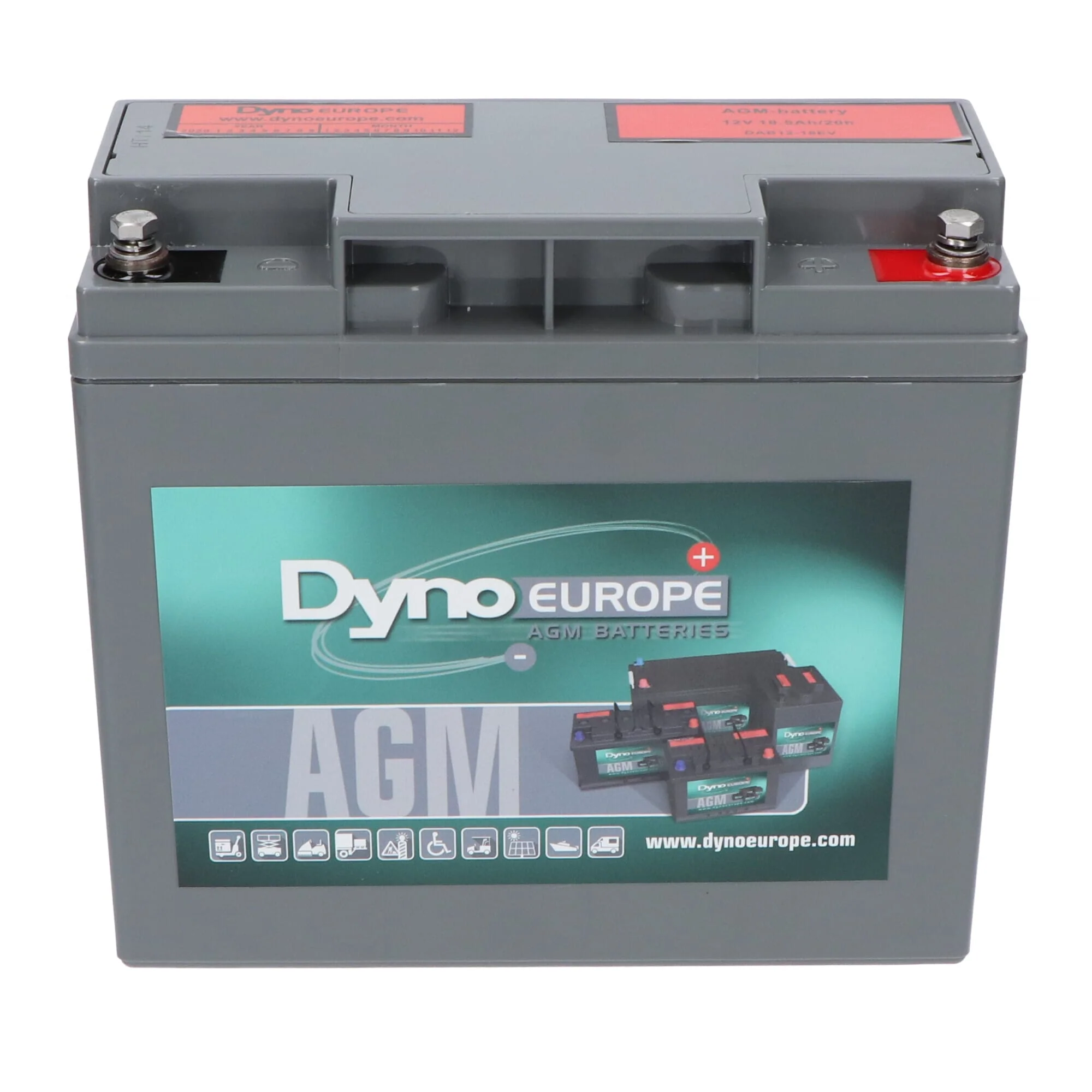 Dyno AGM Accu 12V 27.2Ah (cyclisch gebruik) - Image 2