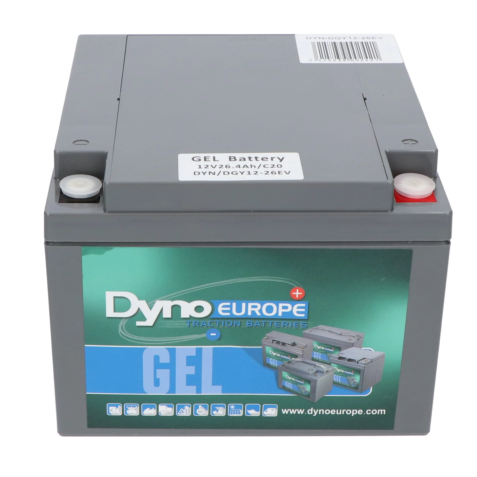 Dyno Gel Accu 12V 26Ah - Image 2