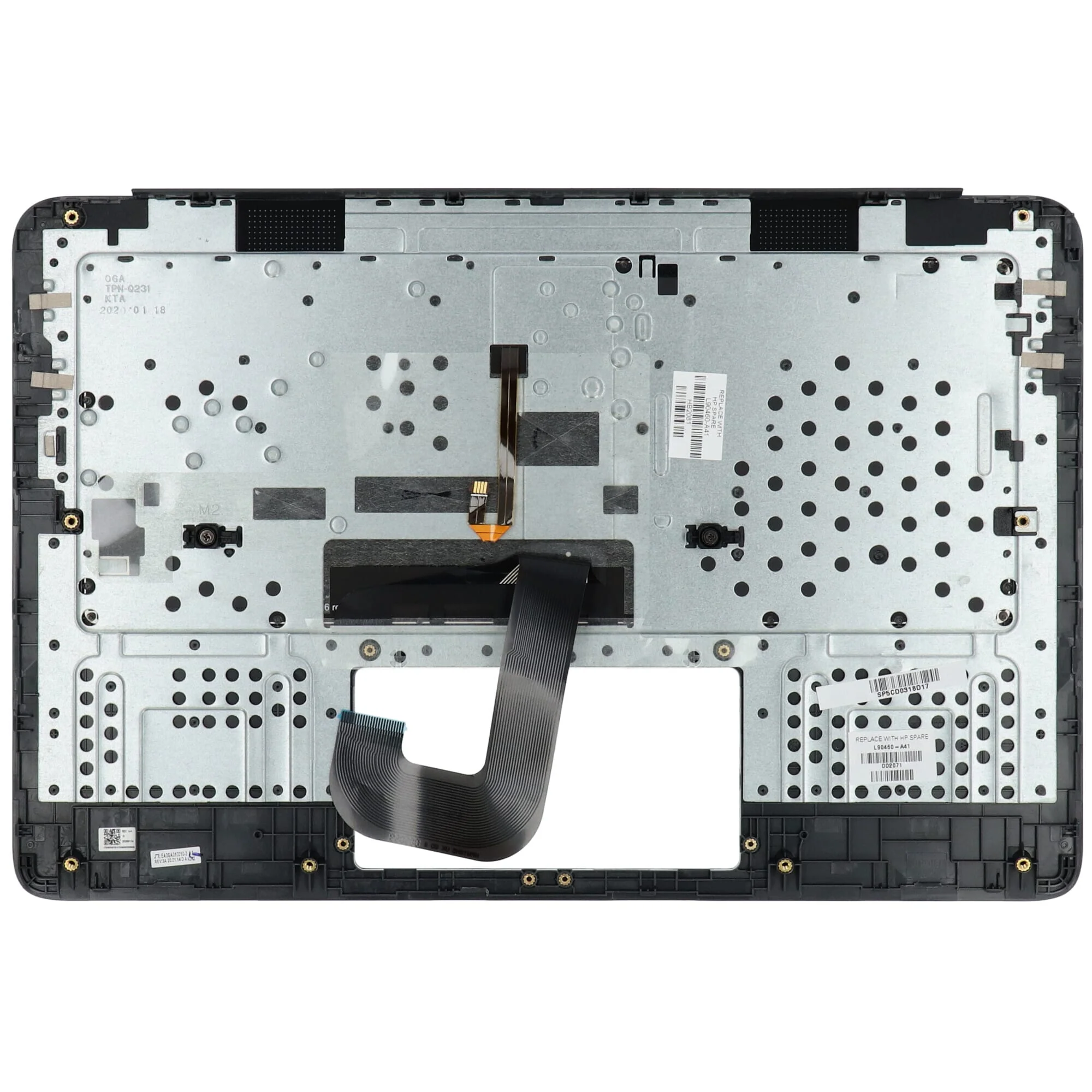 HP Laptop Toetsenbord Azerty BE + Top Cover BL - Donkergrijs - Image 2