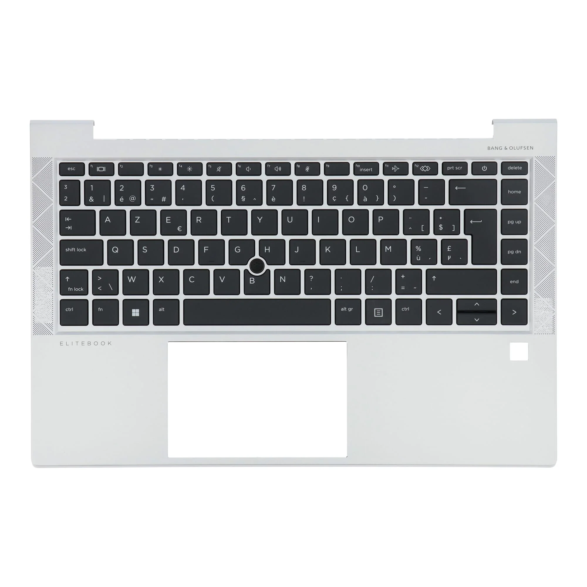 HP Laptop Toetsenbord Azerty BE + Top Cover - Zilver