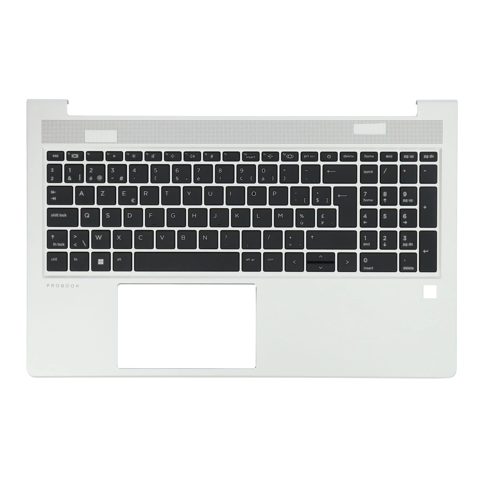 HP Laptop Toetsenbord Azerty BE + Top Cover - Zilver - Image 3