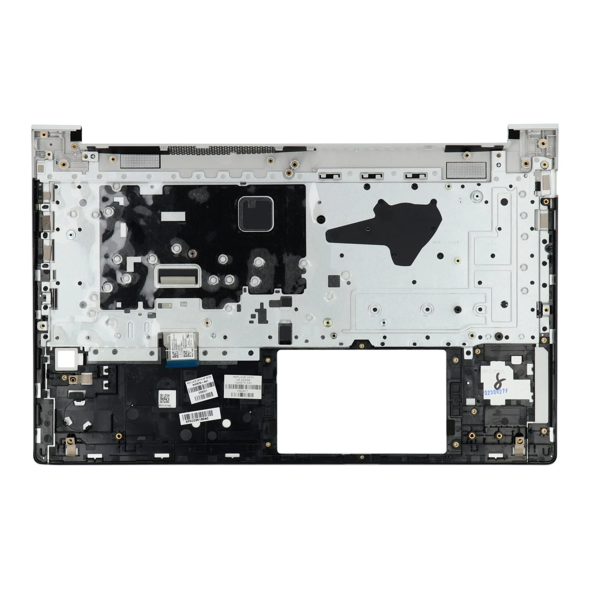 HP Laptop Toetsenbord Azerty BE + Top Cover - Zilver - Image 4