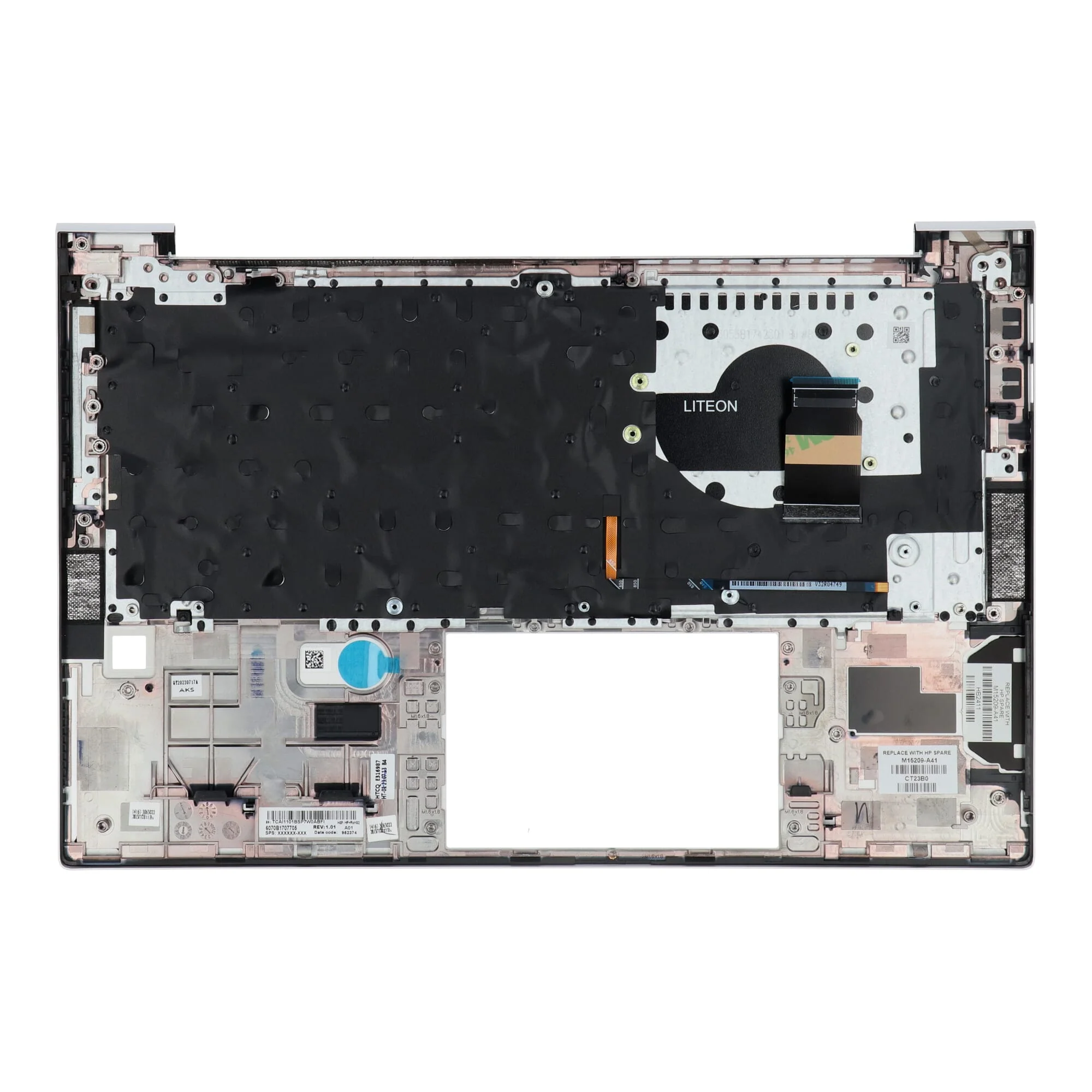 HP Laptop Toetsenbord Azerty BE + Top Cover - Zilver - Image 2