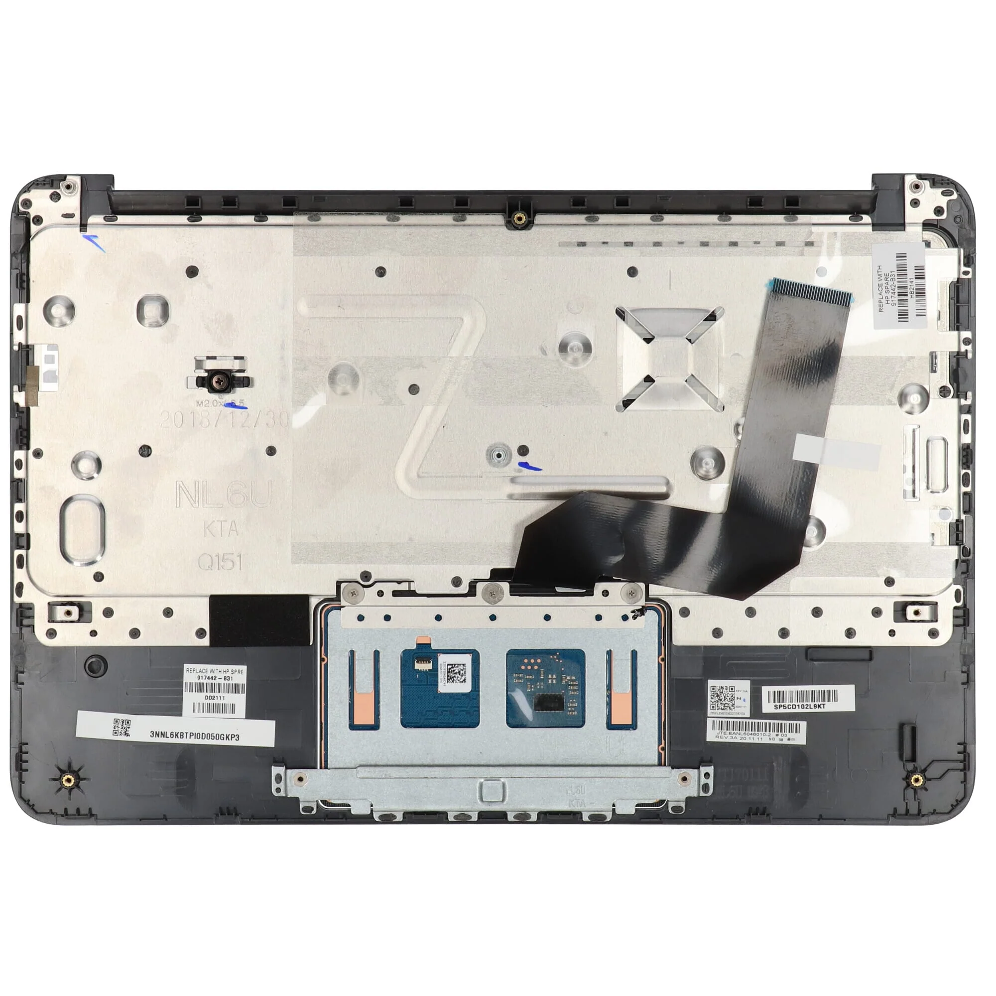HP Laptop Toetsenbord Qwerty US + Top Cover - Image 2