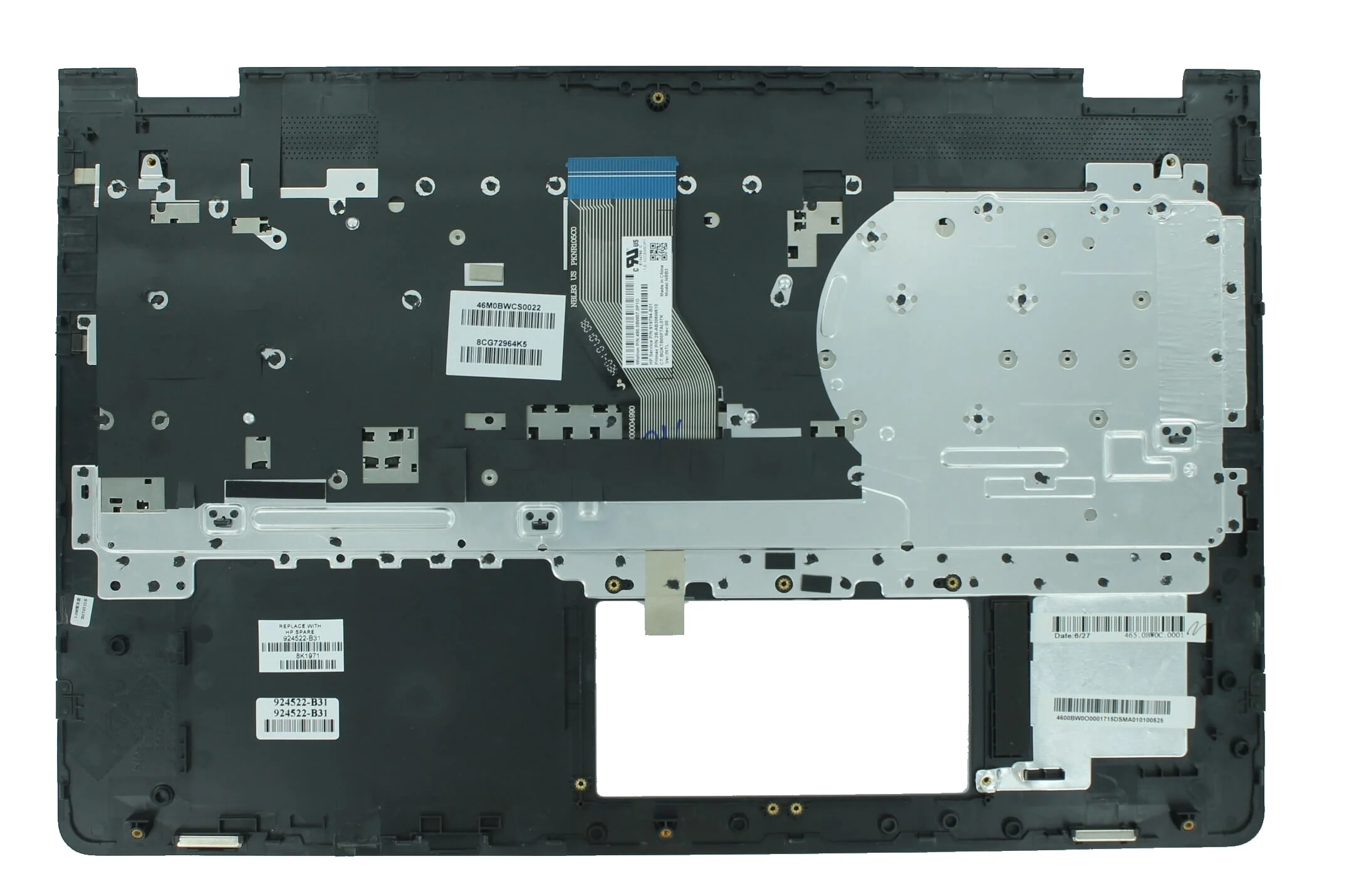 HP Laptop Toetsenbord Qwerty US + Top Cover - Image 2