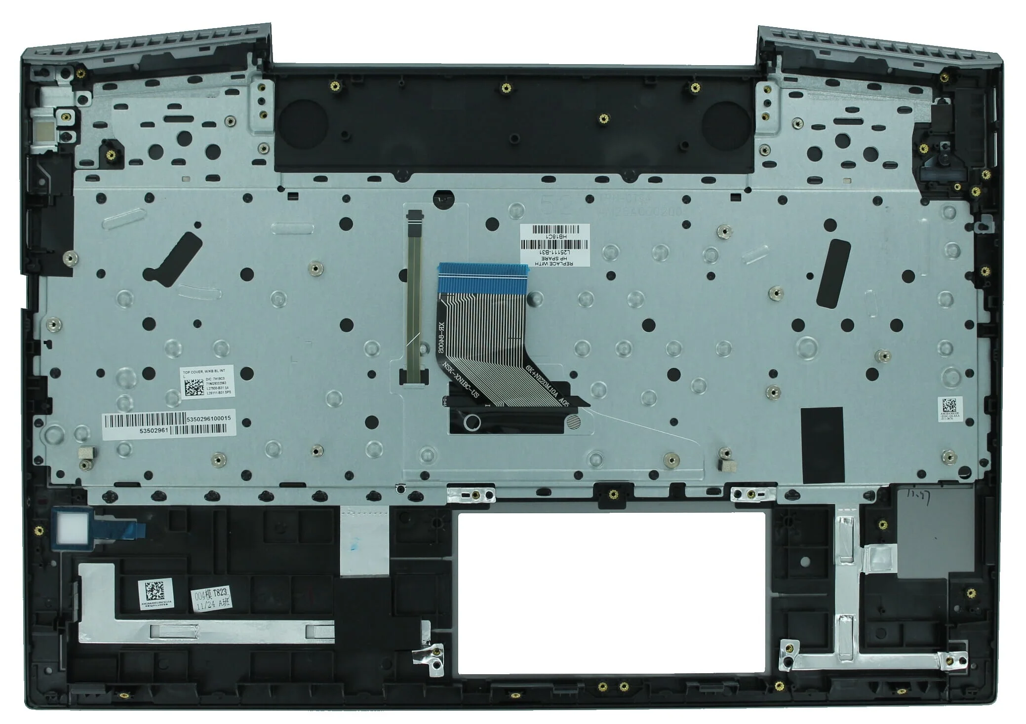 HP Laptop Toetsenbord Qwerty US + Top Cover, Backlit - Image 2