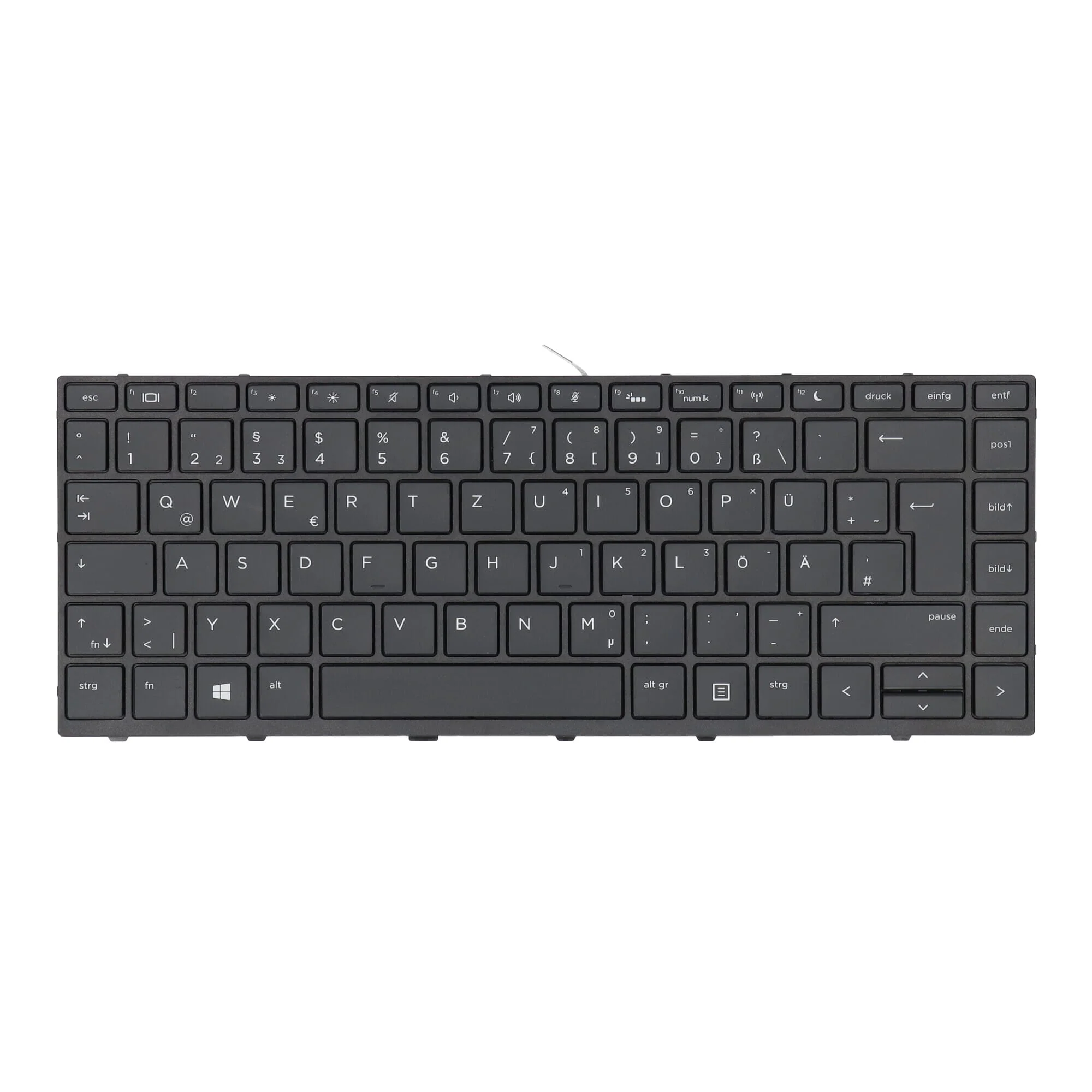 HP Laptop Toetsenbord Qwertz DE + Backlight