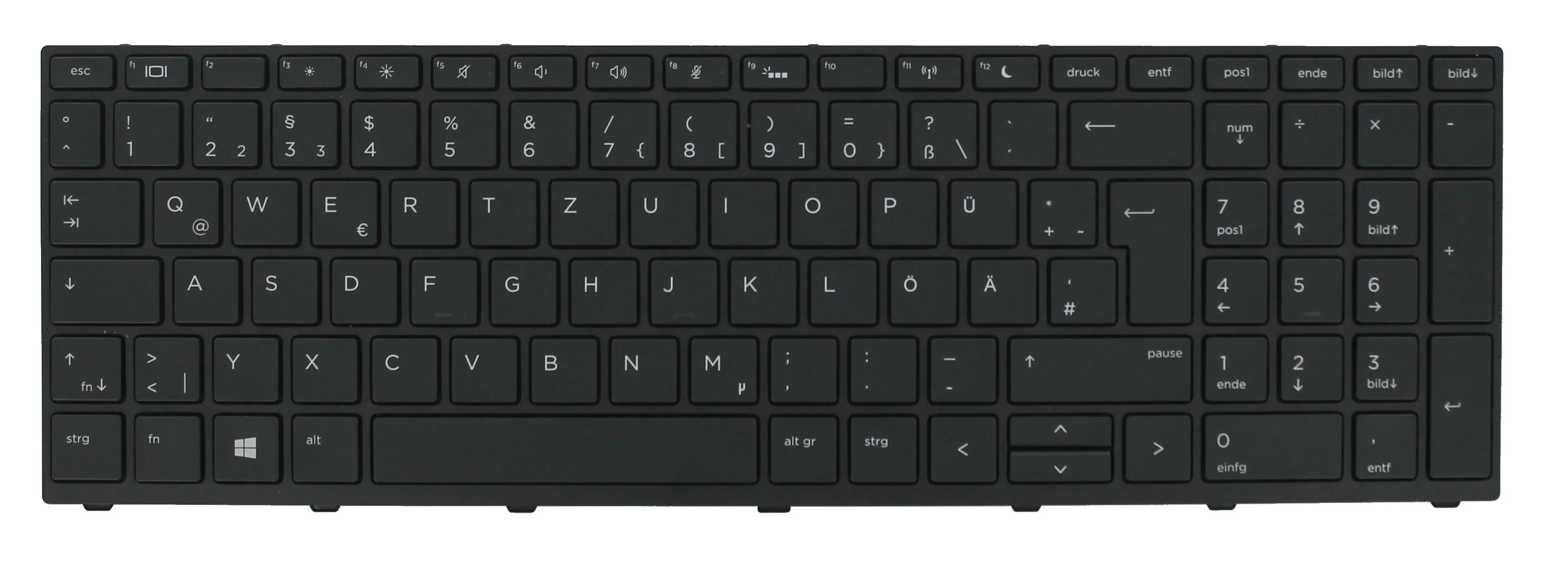 HP Laptop Toetsenbord Qwertz DE + Backlight - Image 3