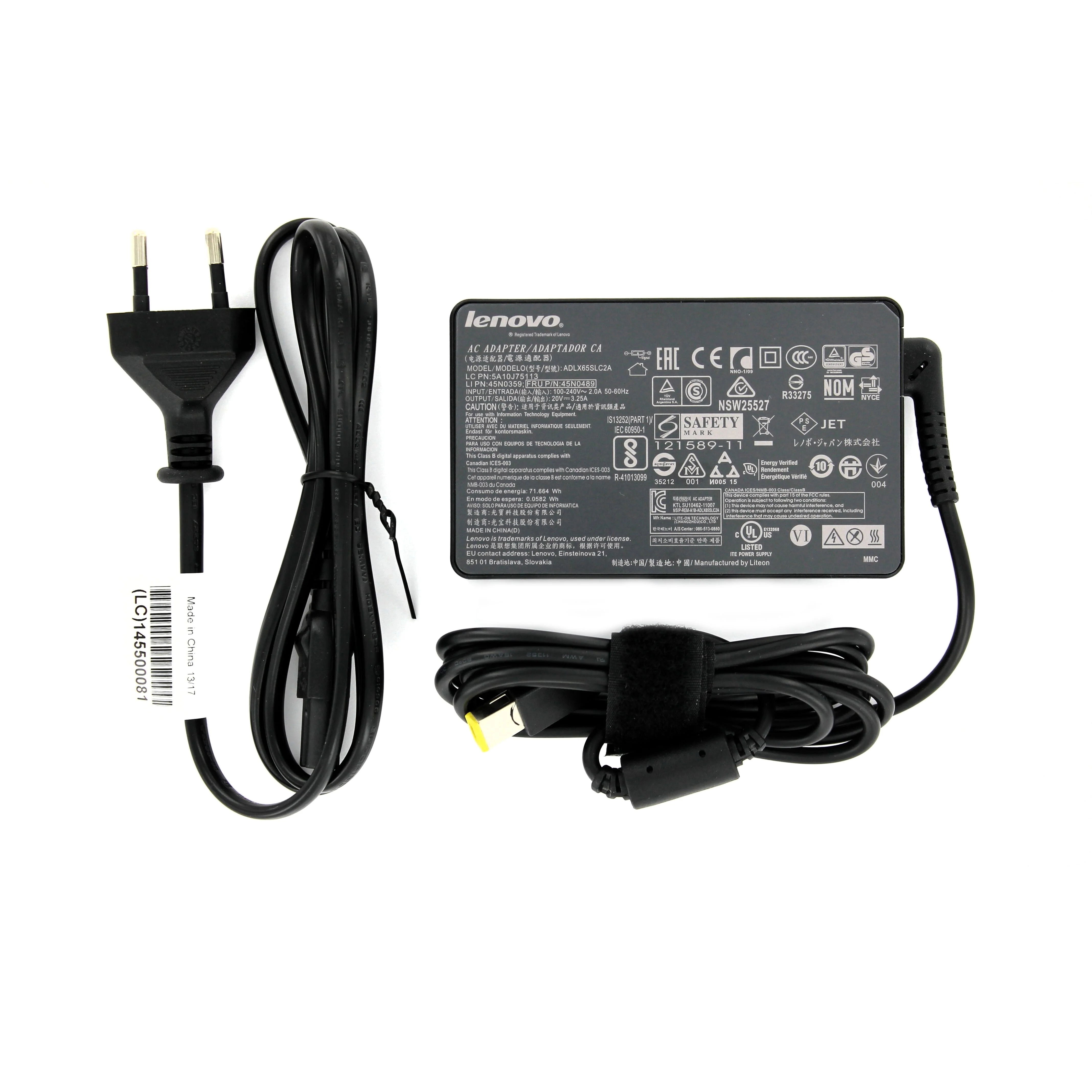 Lenovo Laptop AC Adapter 65W Slim - Image 3