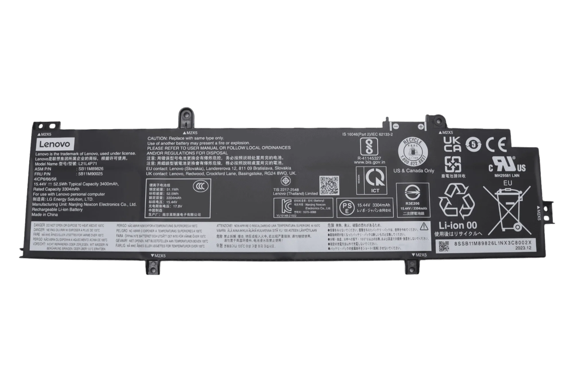 Lenovo Laptop Accu 3400mAh