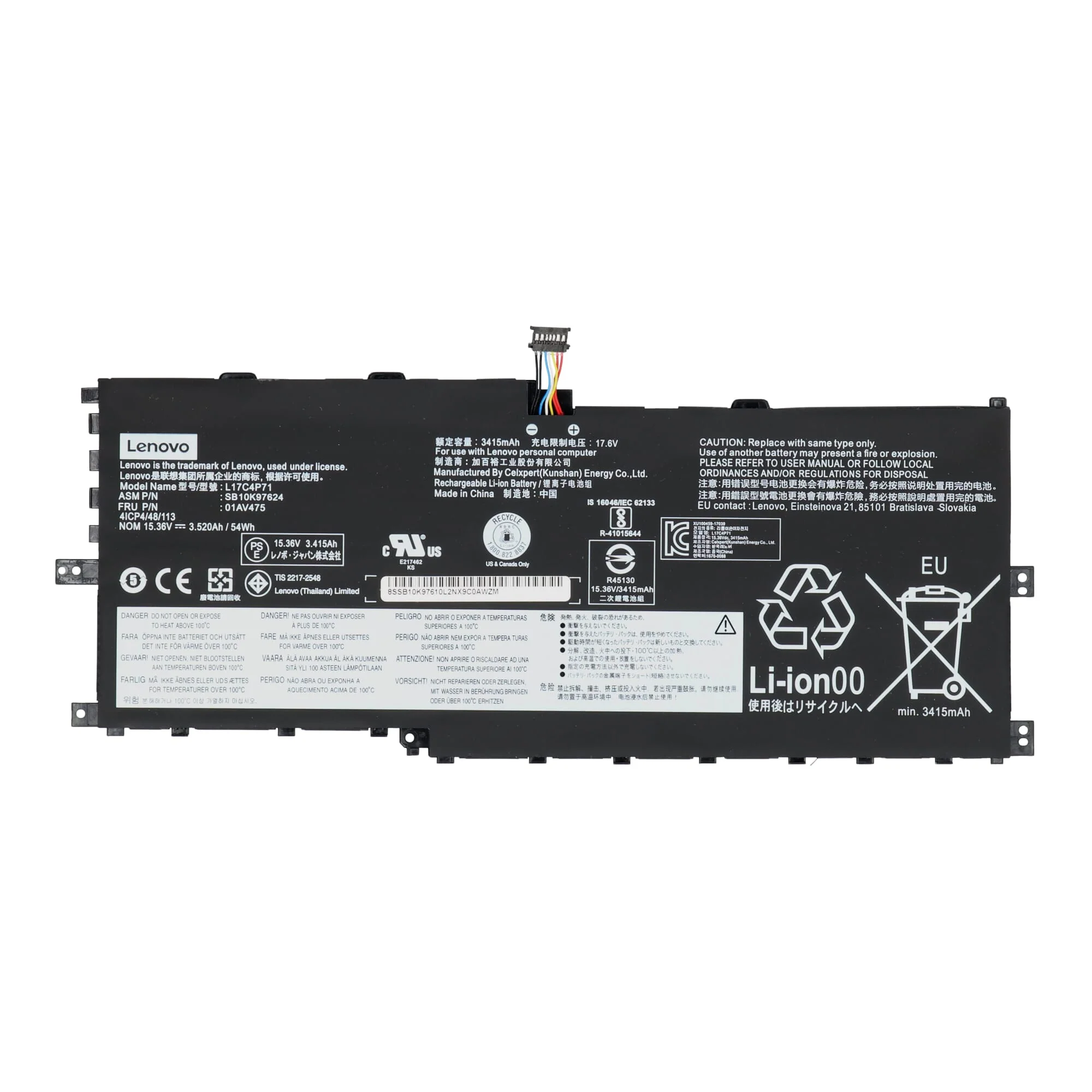 Lenovo Laptop Accu 3415mAh - Image 3