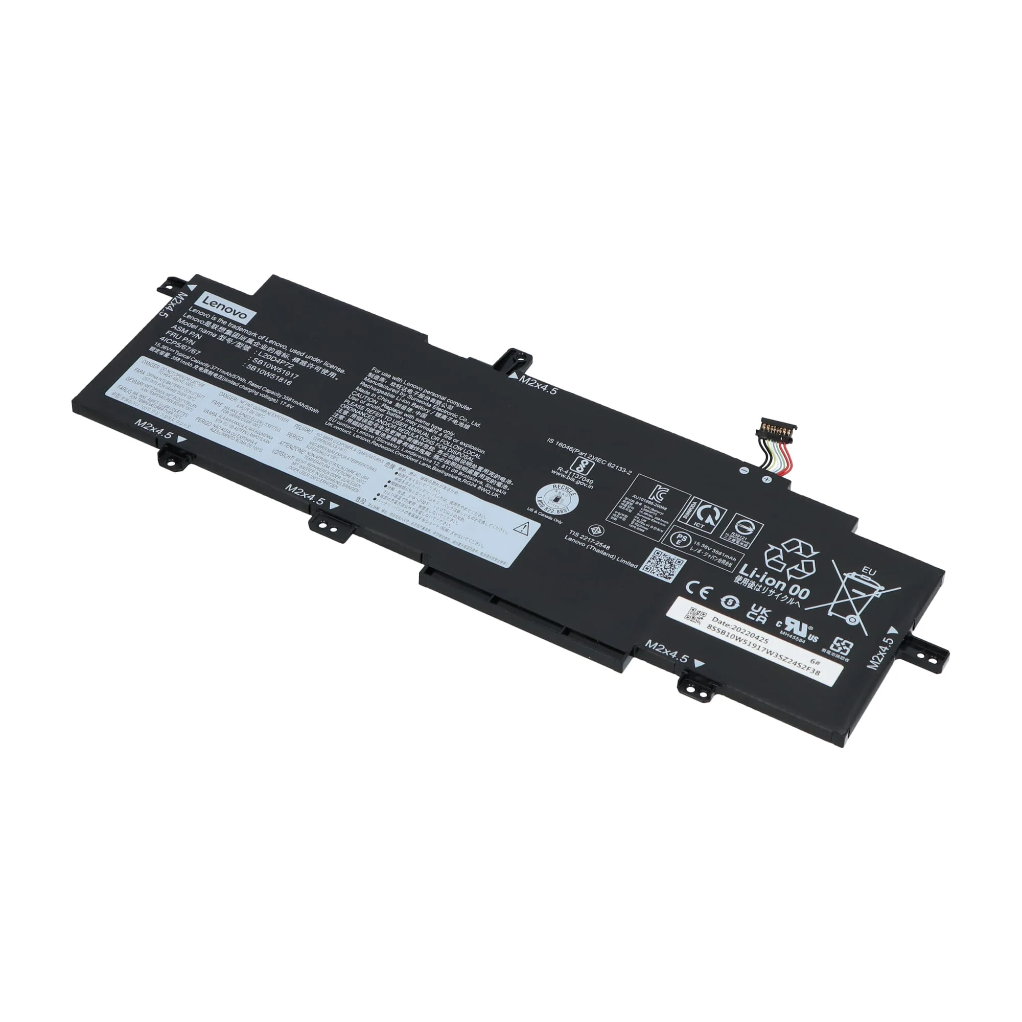 Lenovo Laptop Accu 3711mAh - Image 2