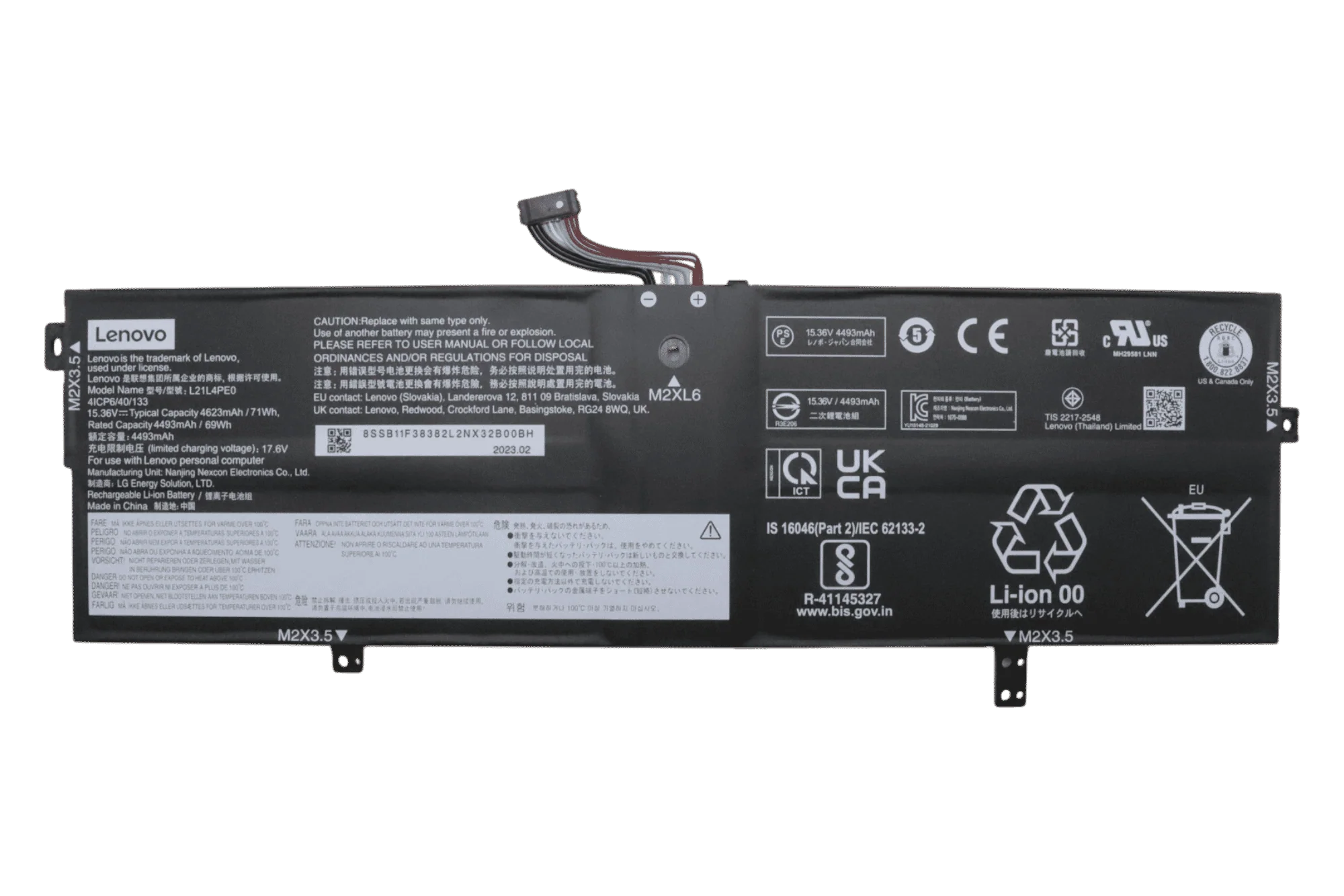 Lenovo Laptop Accu 4493mAh
