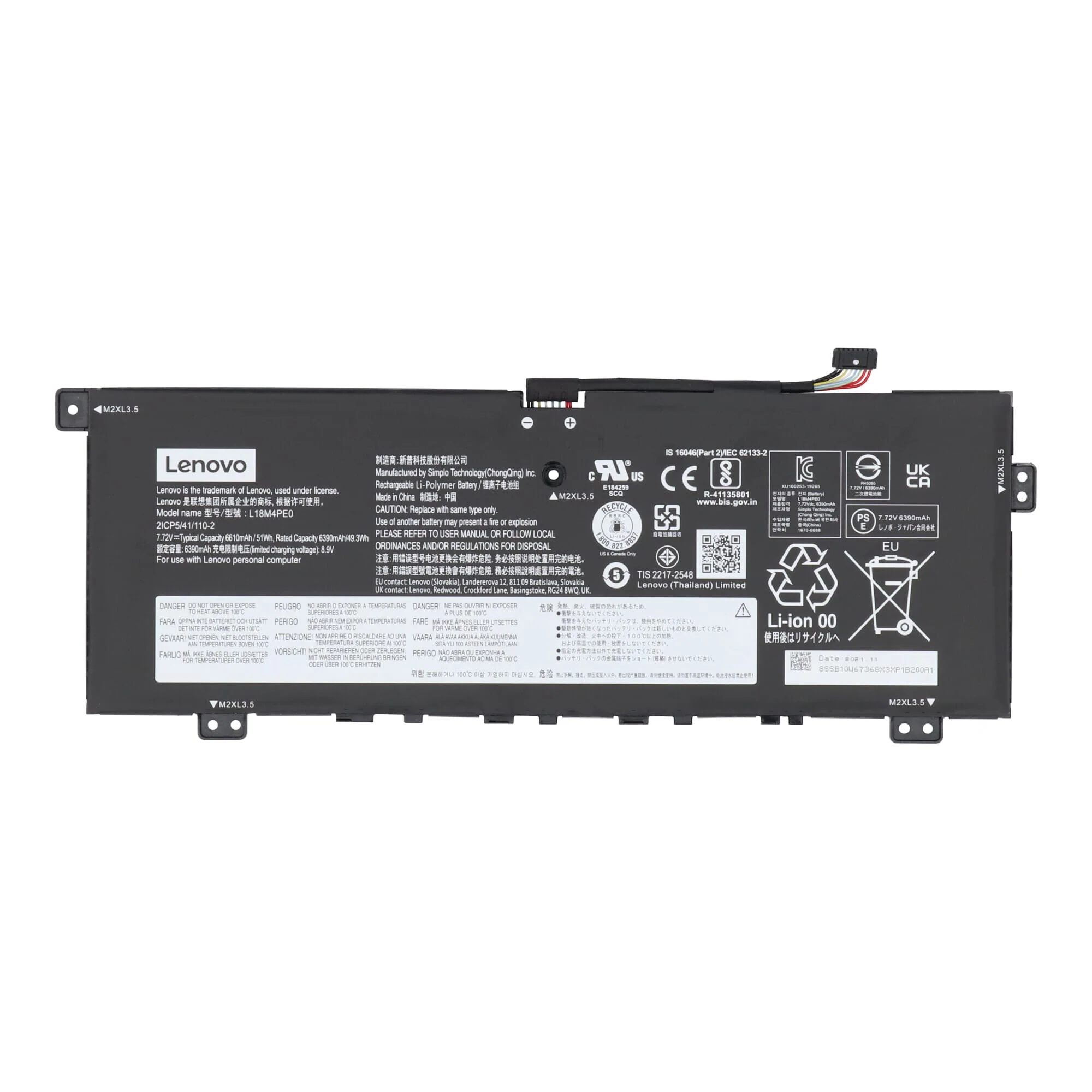 Lenovo Laptop Accu 6390 mAh - Image 3