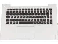 Lenovo Laptop DE Keyboard w/ Upper Cover - Silver