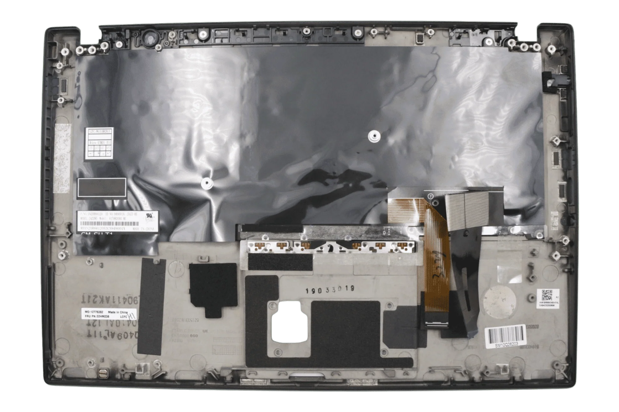 Lenovo Laptop Toetsenbord Azerty BE + Top Cover, Backlit - Image 2