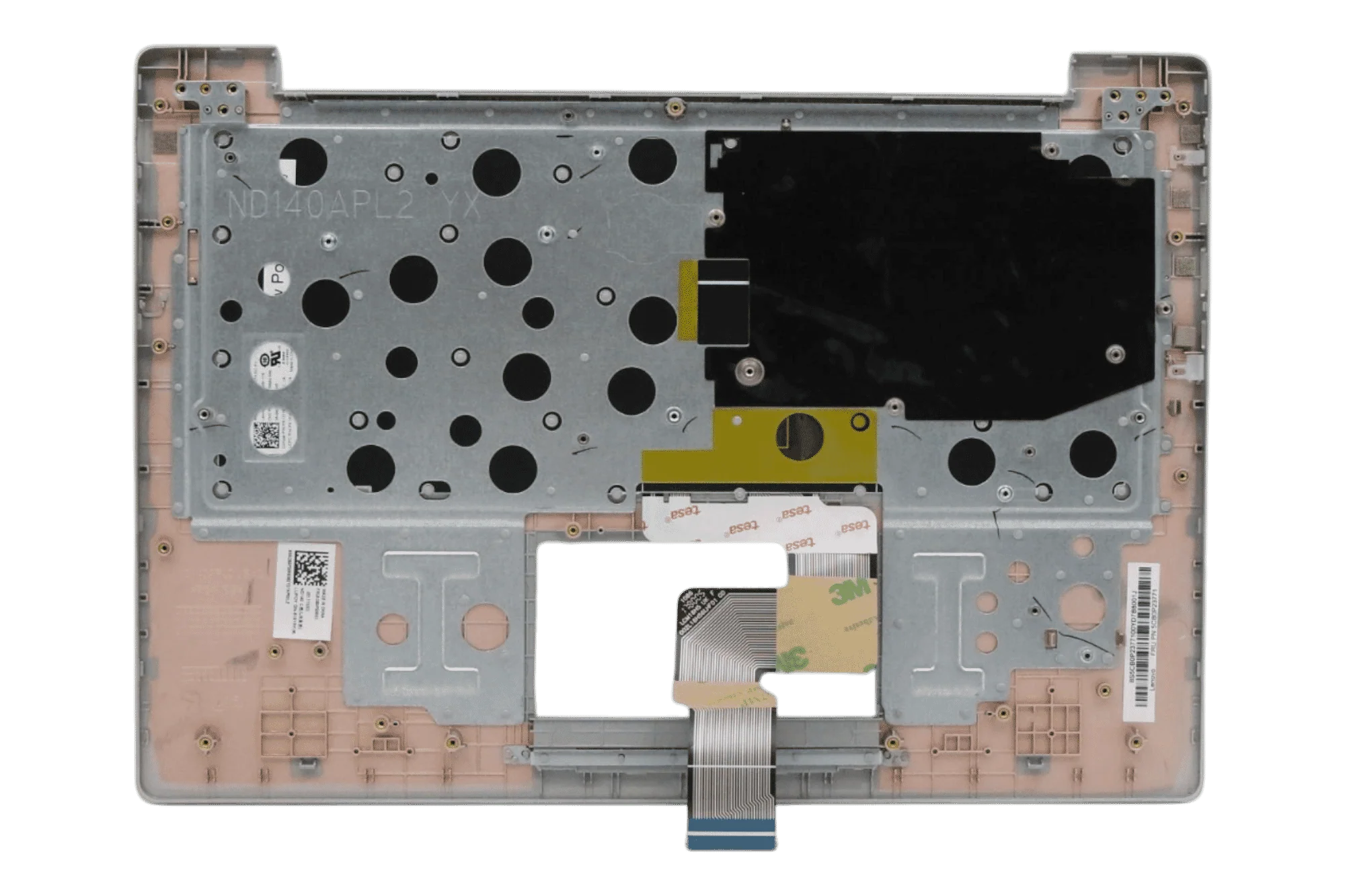 Lenovo Laptop Toetsenbord Azerty BE + Top Cover - Grijs - Image 2