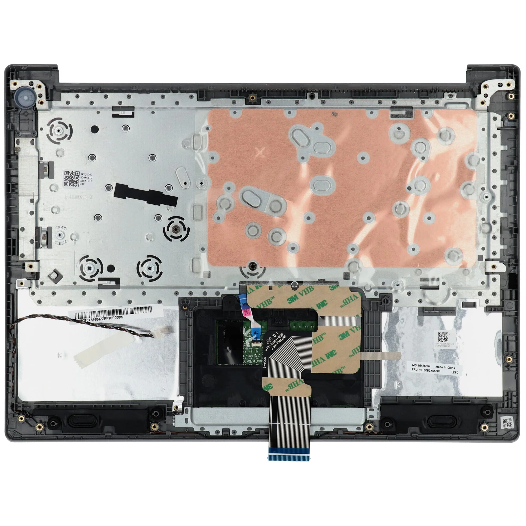 Lenovo Laptop Toetsenbord Azerty BE + Top Cover - Zilver - Image 2