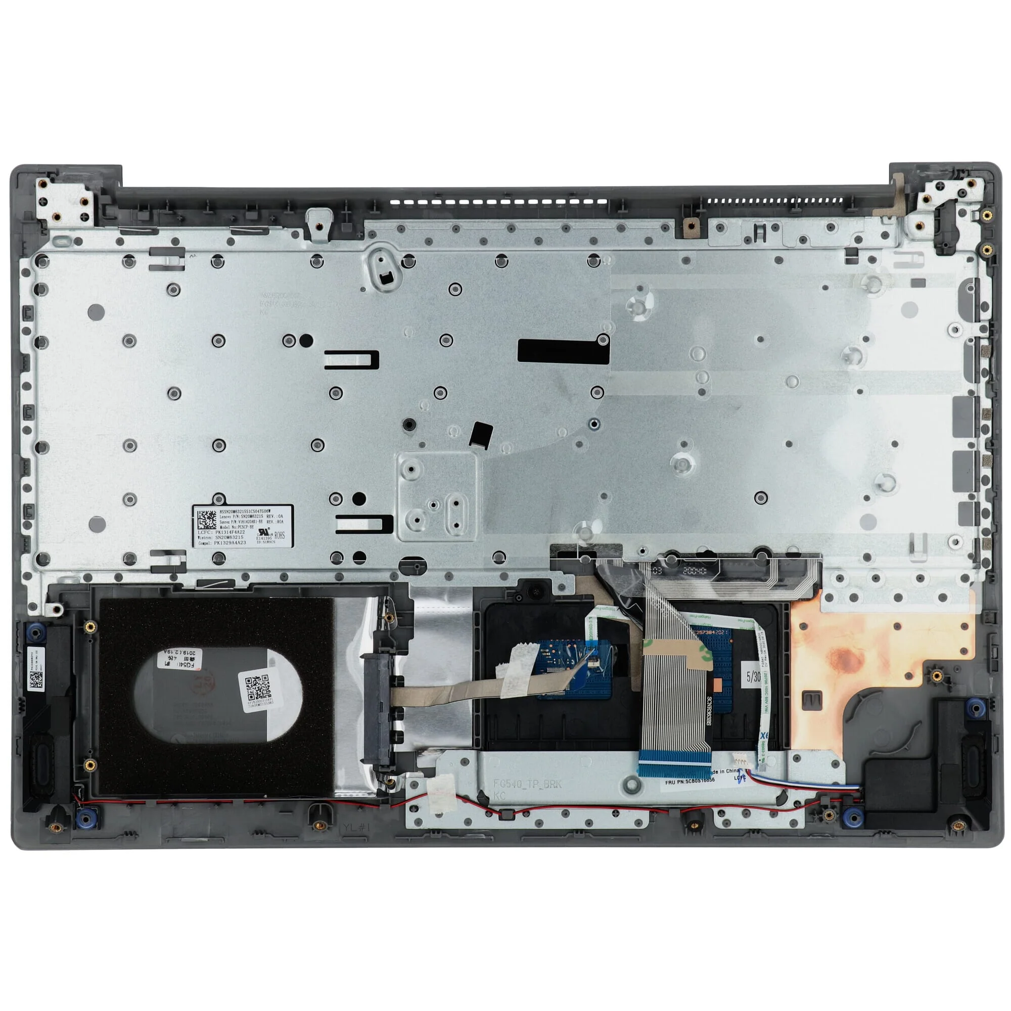 Lenovo Laptop Toetsenbord Azerty BE + Top Cover - Zilver - Image 2