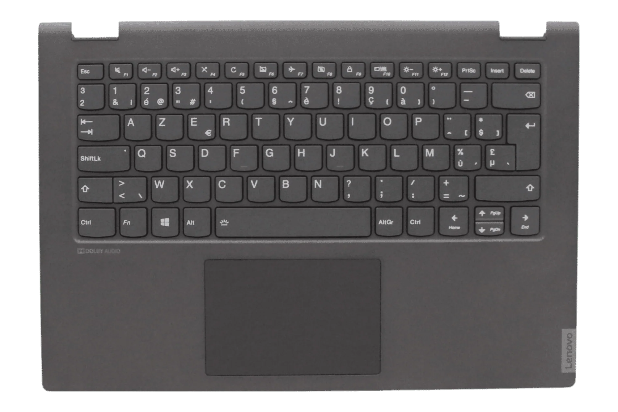 Lenovo Laptop Toetsenbord Azerty BE +Top Cover - Zwart