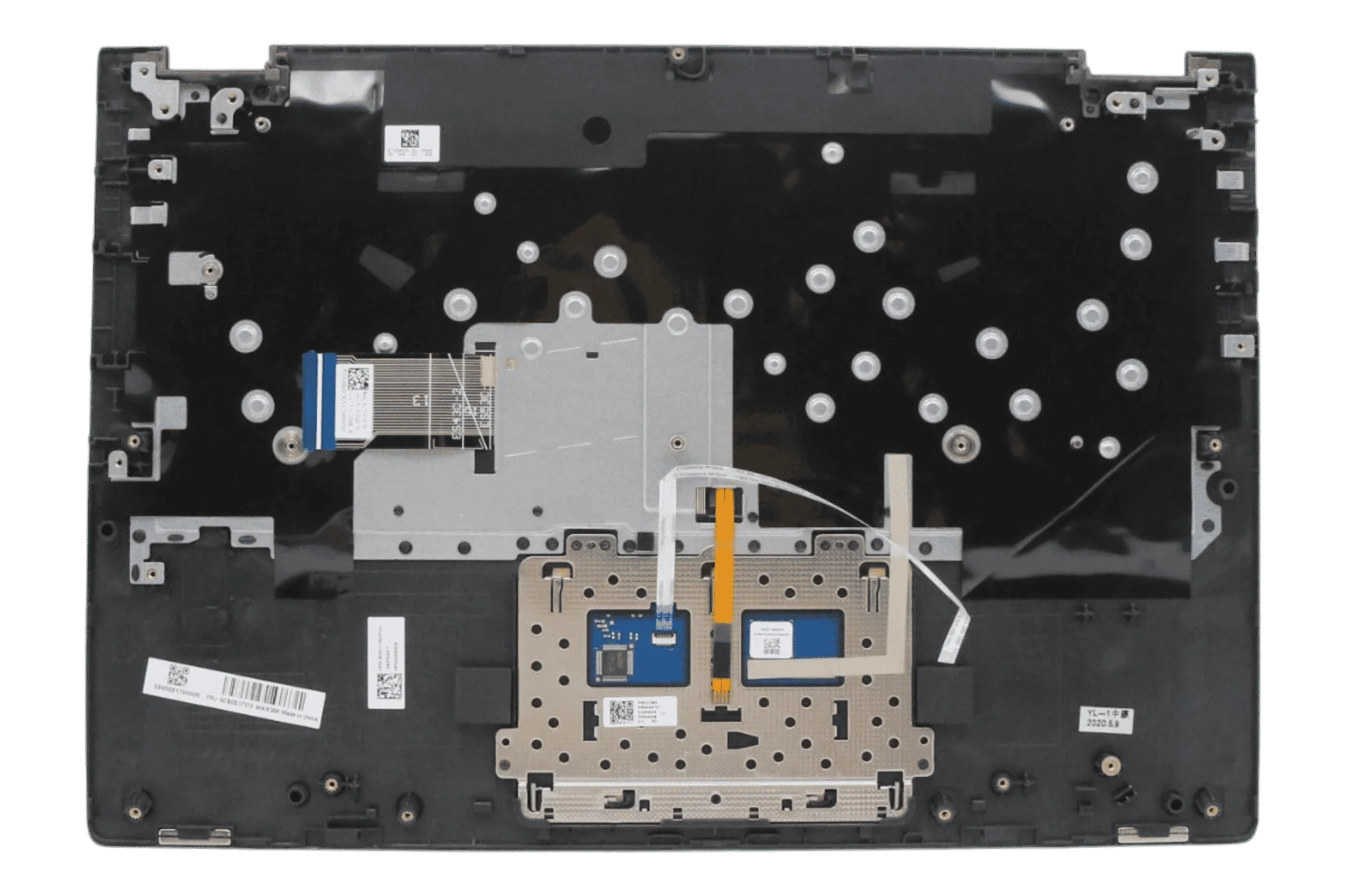 Lenovo Laptop Toetsenbord Azerty BE +Top Cover - Zwart - Image 2