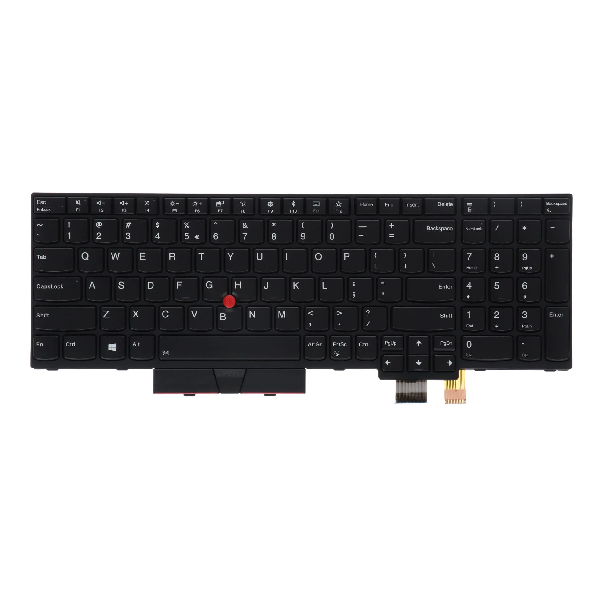 Lenovo Laptop Toetsenbord Qwerty US, Backlight - Zwart - Image 2