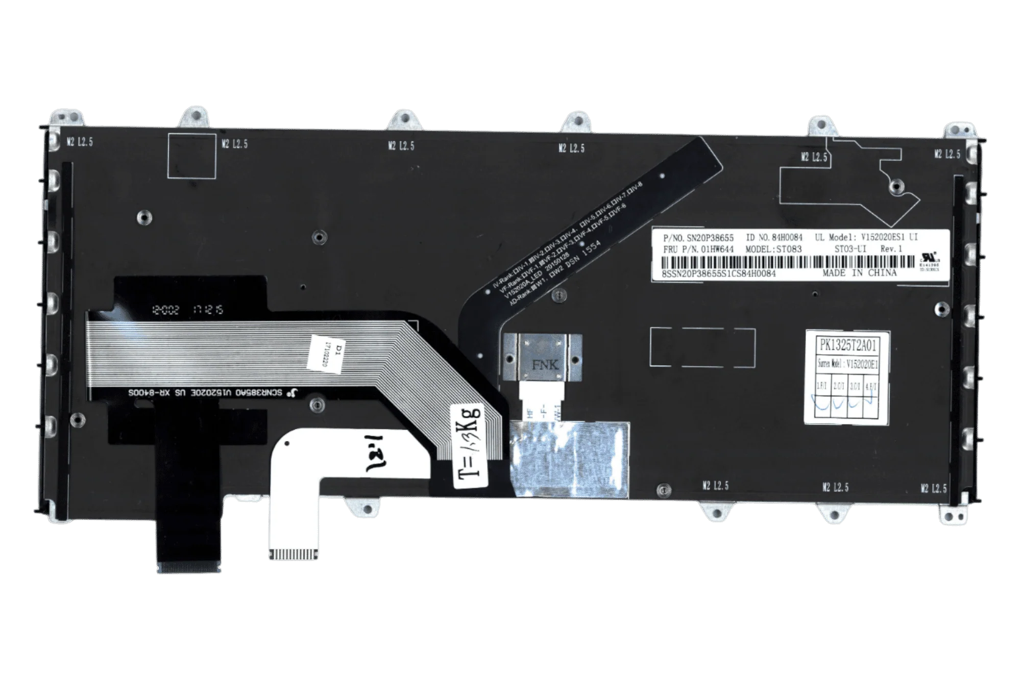 Lenovo Laptop Toetsenbord Qwerty US, Backlit - Image 2