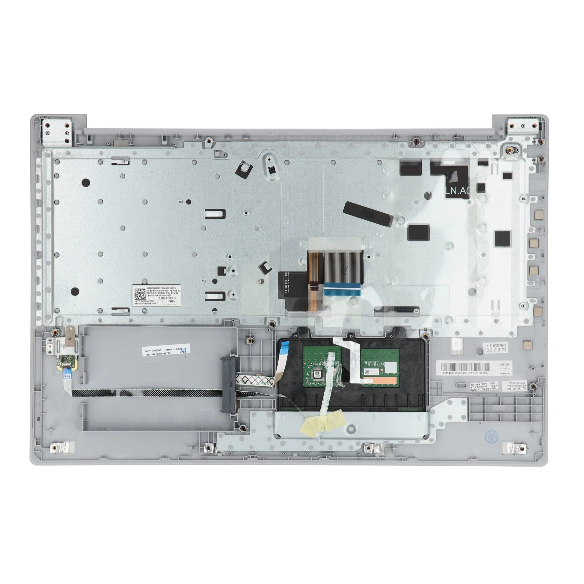 Lenovo Laptop Toetsenbord Qwerty US + Top Cover, Backlit - Image 2