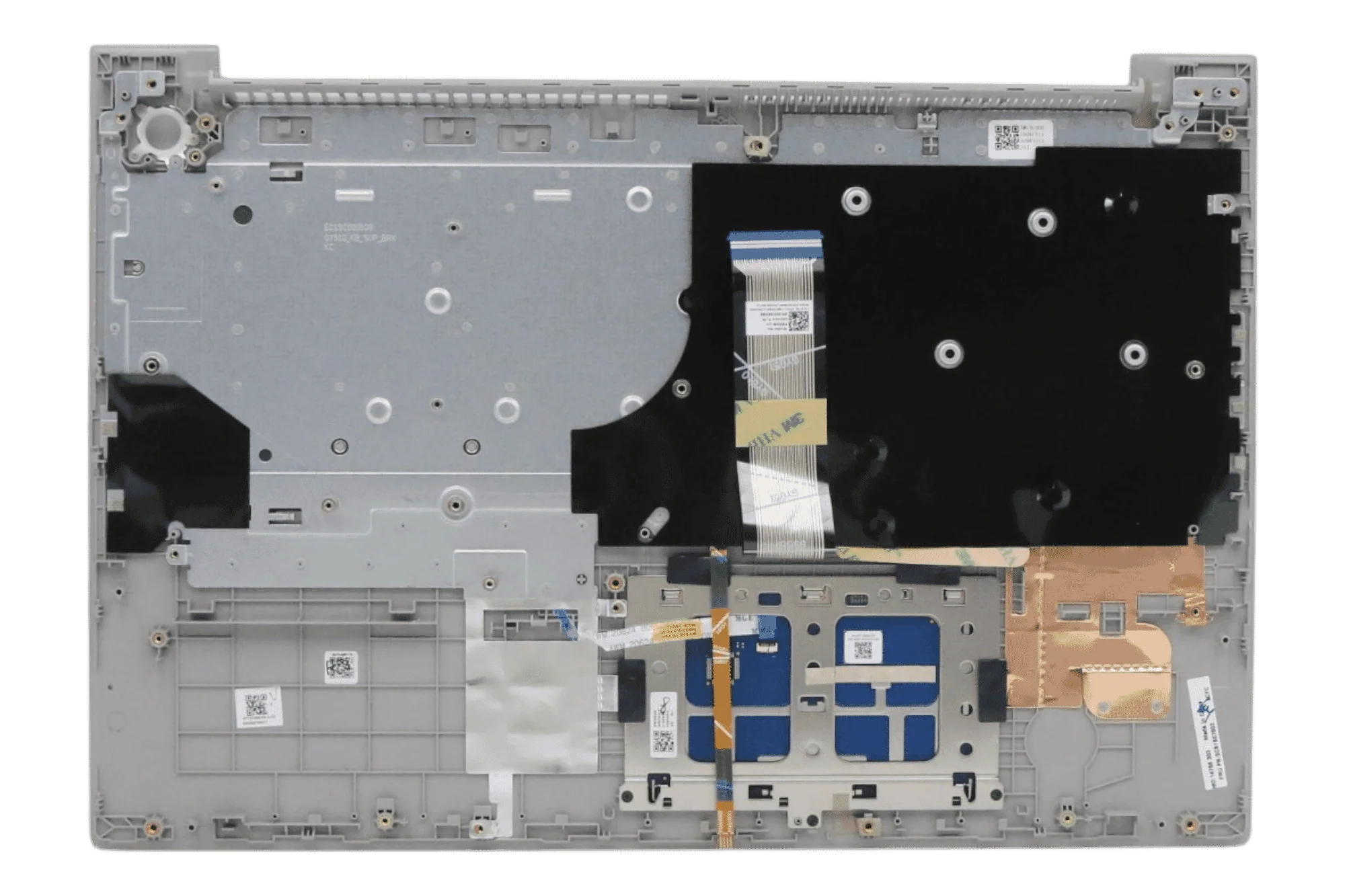 Lenovo Laptop Toetsenbord Qwerty US + Top Cover, BL - Grijs - Image 2