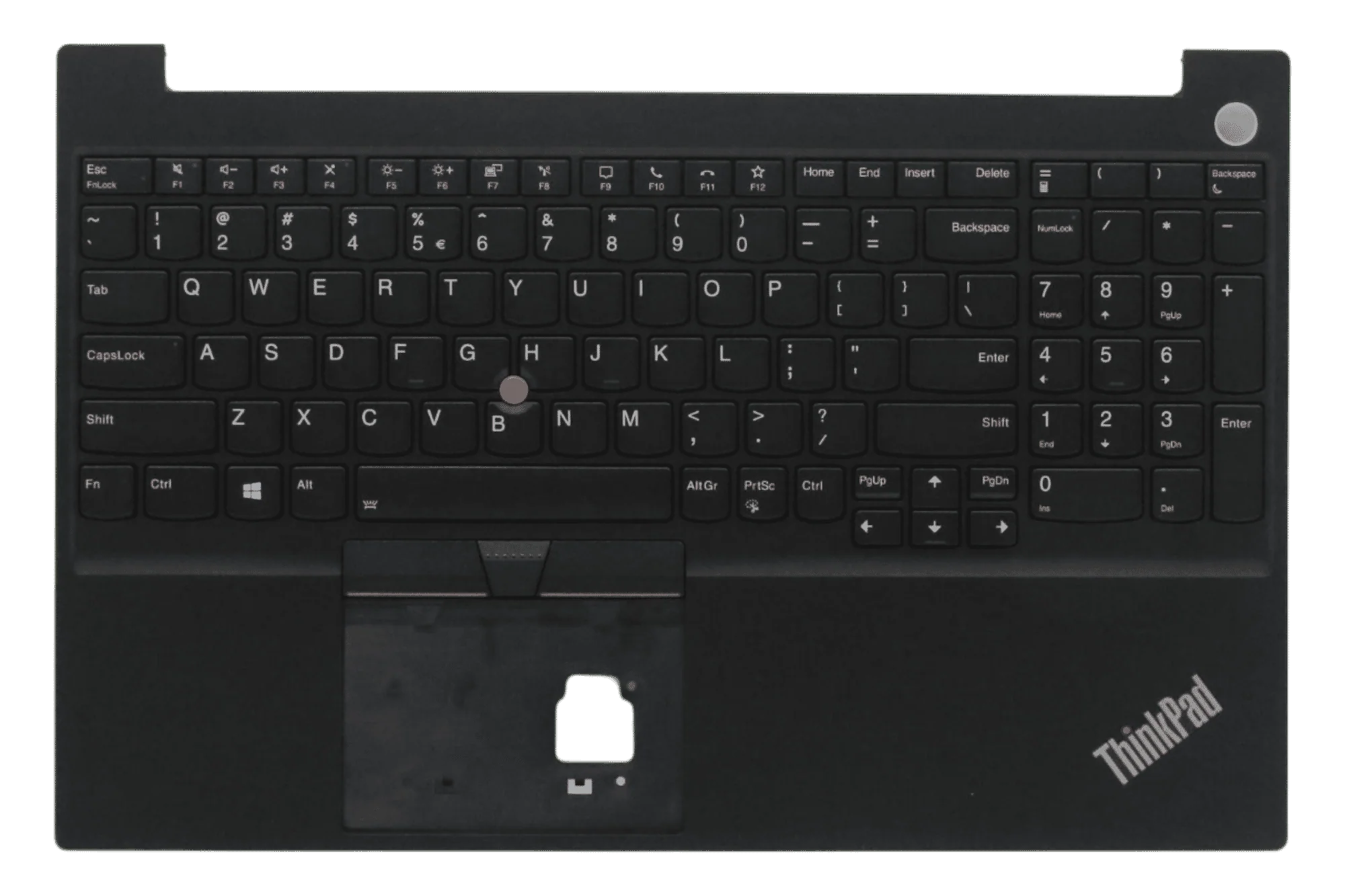 Lenovo Laptop Toetsenbord Qwerty US + Top Cover, BL - Zwart