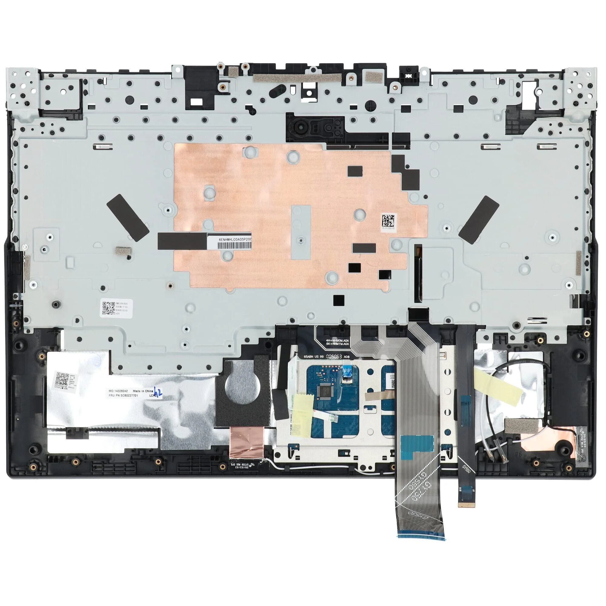 Lenovo Laptop Toetsenbord Qwerty US + Top Cover, BL - Zwart - Image 2