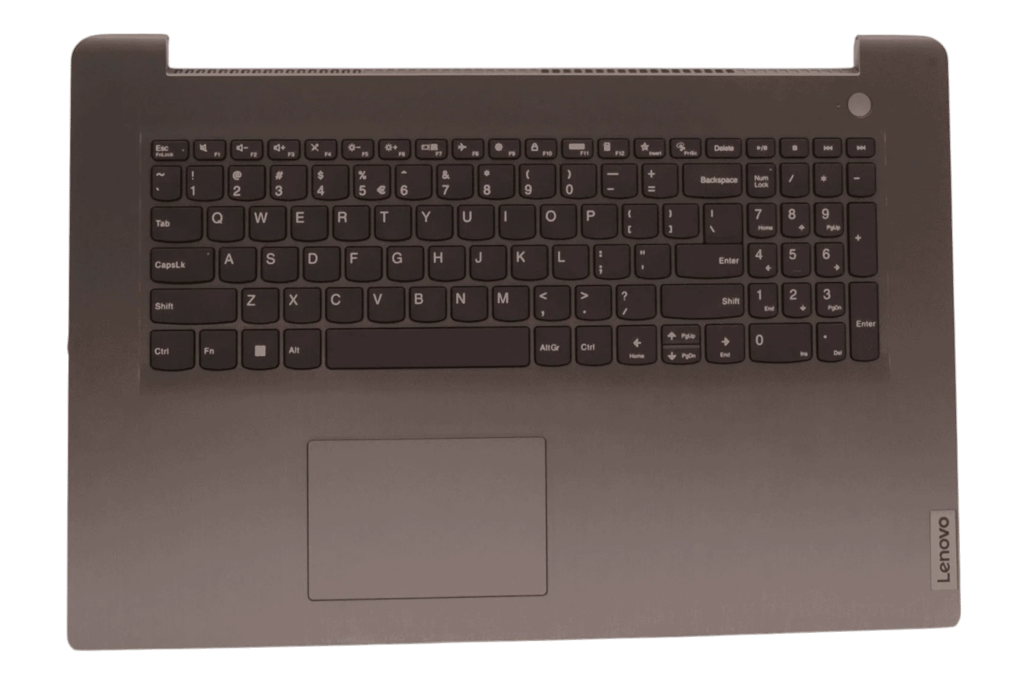 Lenovo Laptop Toetsenbord Qwerty US + Top Cover - Grijs