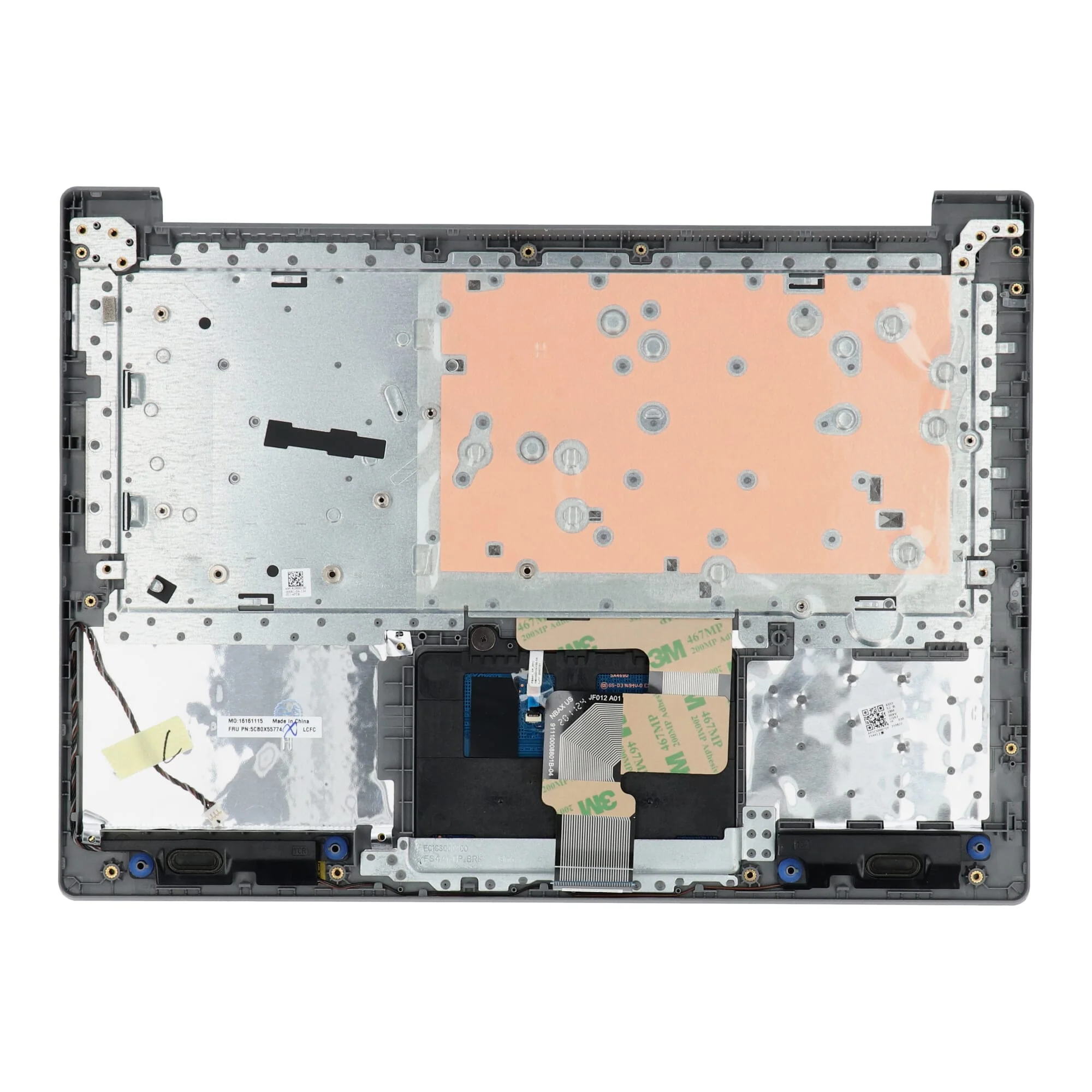 Lenovo Laptop Toetsenbord Qwerty US + Top Cover - Zilver - Image 2