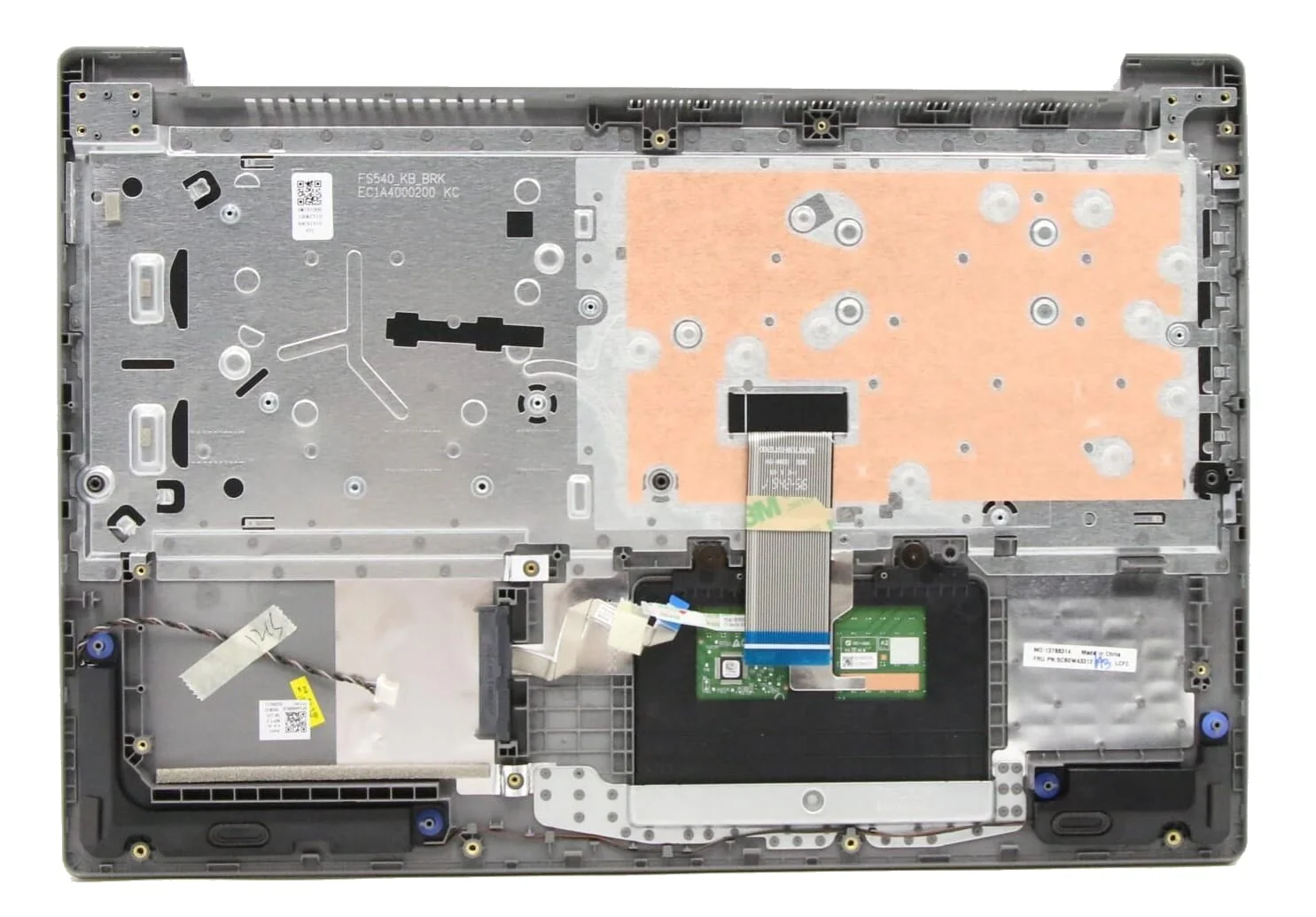 Lenovo Laptop Toetsenbord Qwerty US + Top Cover - Zilver - Image 2