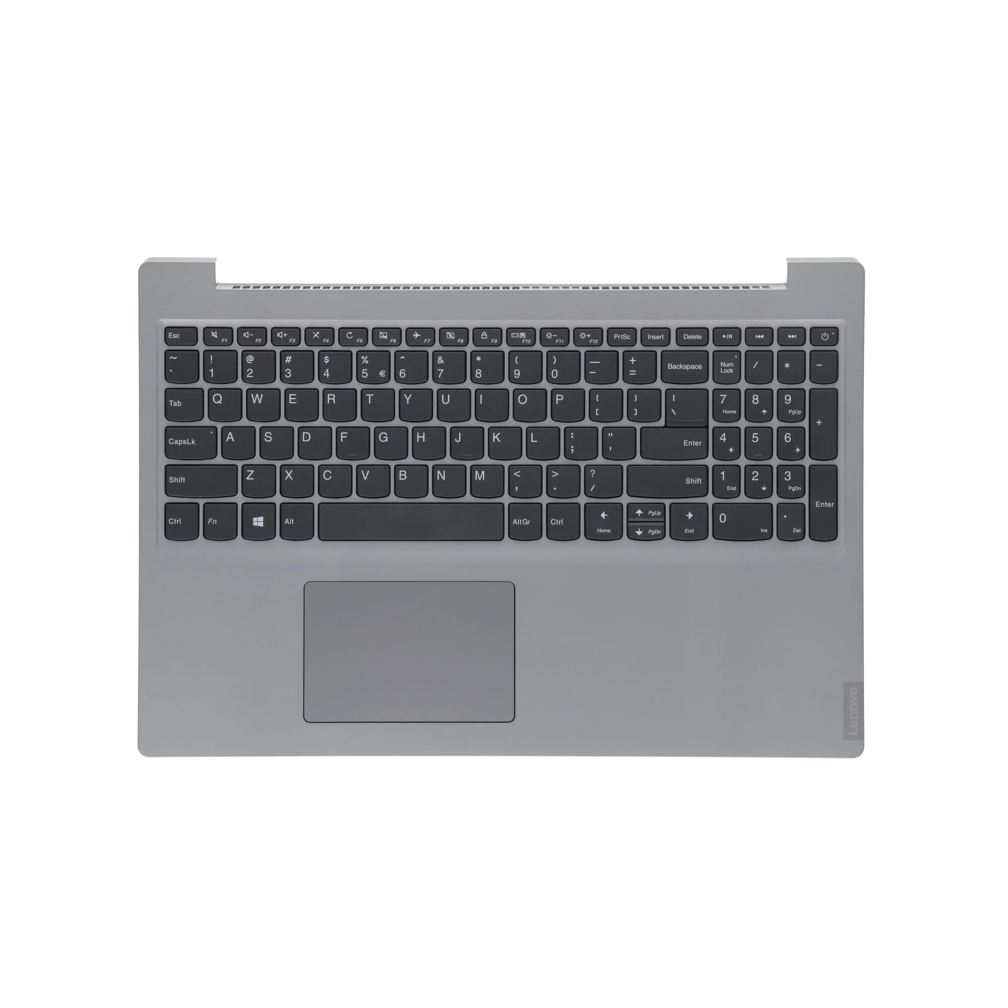 Lenovo Laptop Toetsenbord Qwerty US + Top Cover - Zilver - Image 4