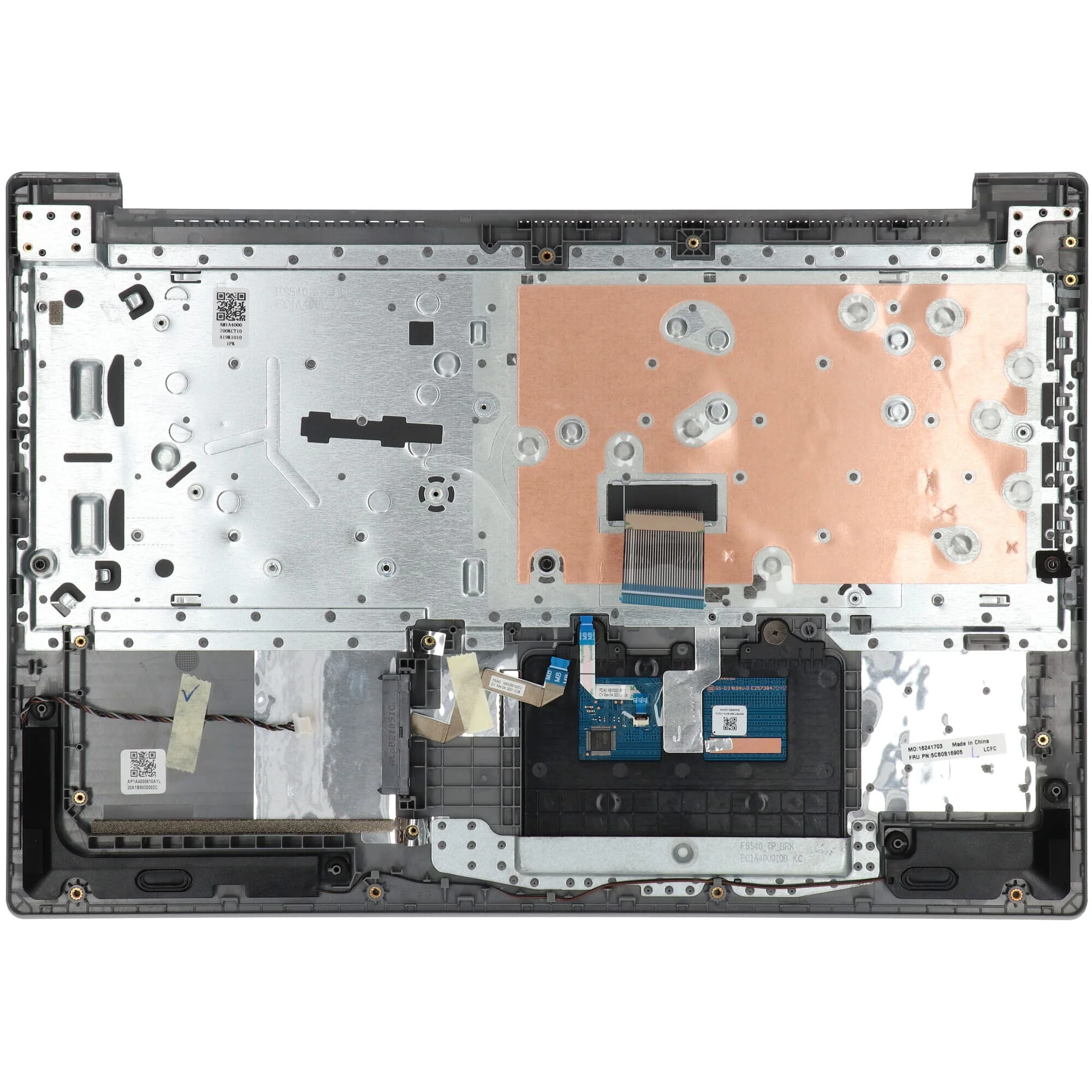 Lenovo Laptop Toetsenbord Qwerty US + Top Cover - Zilver - Image 6