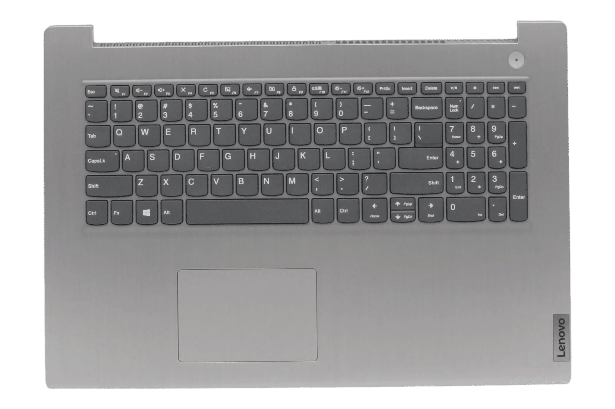 Lenovo Laptop Toetsenbord Qwerty US + Top Cover - Zilver