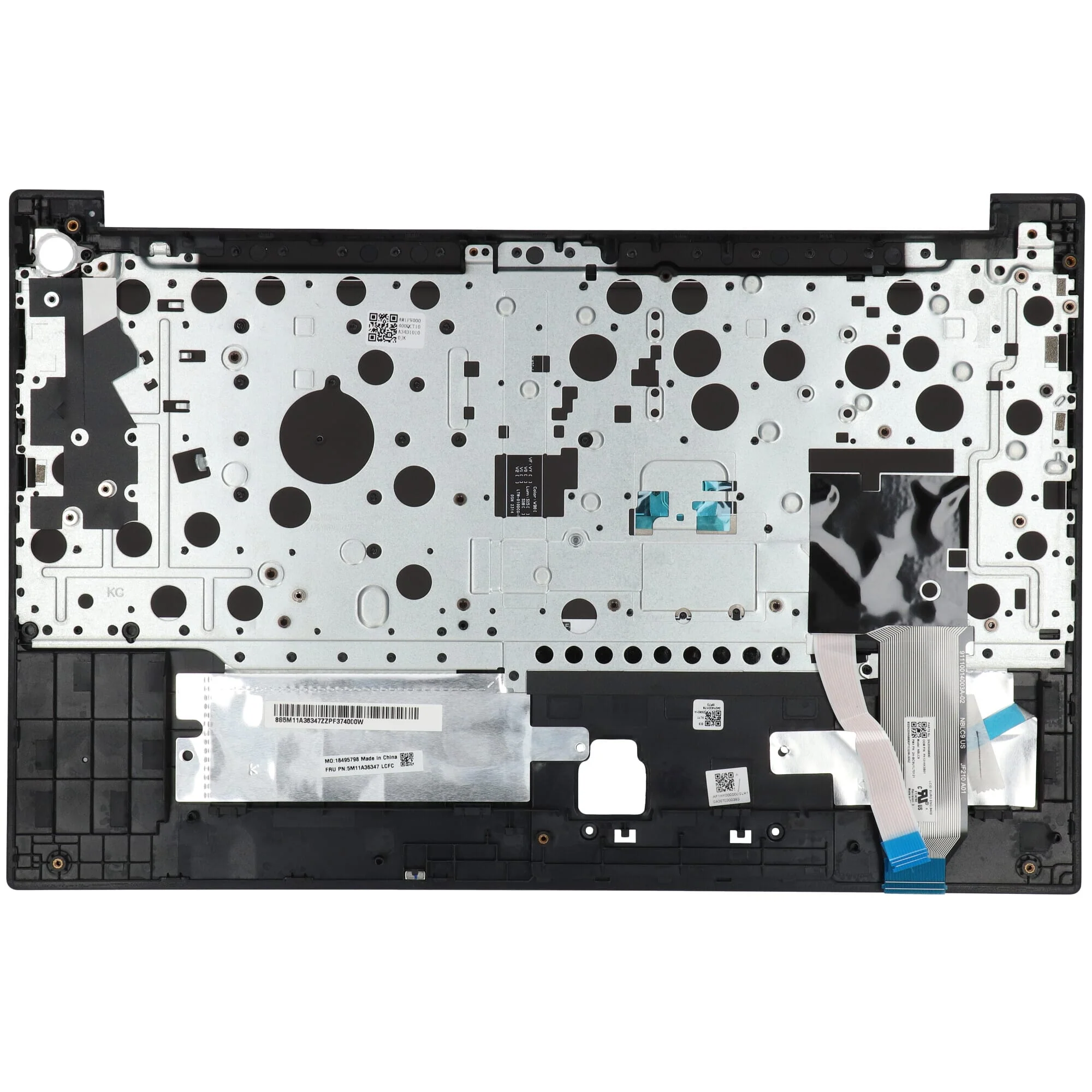 Lenovo Laptop Toetsenbord Qwerty US + Top Cover- Zwart - Image 2