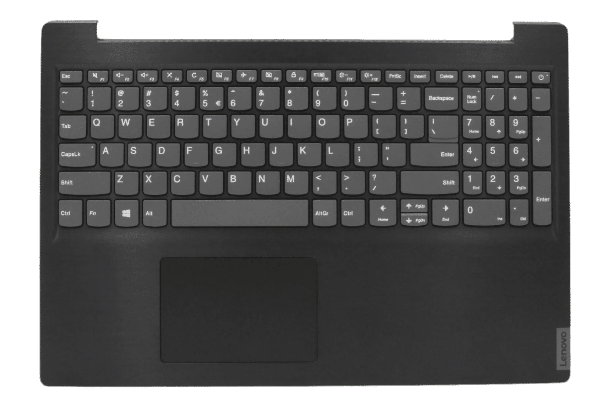 Lenovo Laptop Toetsenbord Qwerty US + Top Cover - Zwart