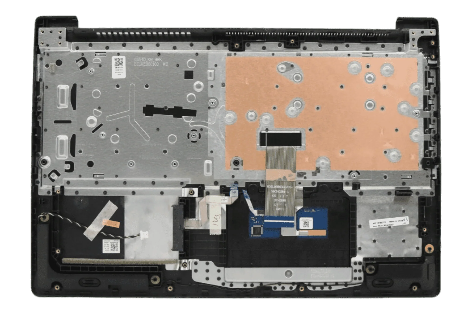 Lenovo Laptop Toetsenbord Qwerty US + Top Cover - Zwart - Image 2