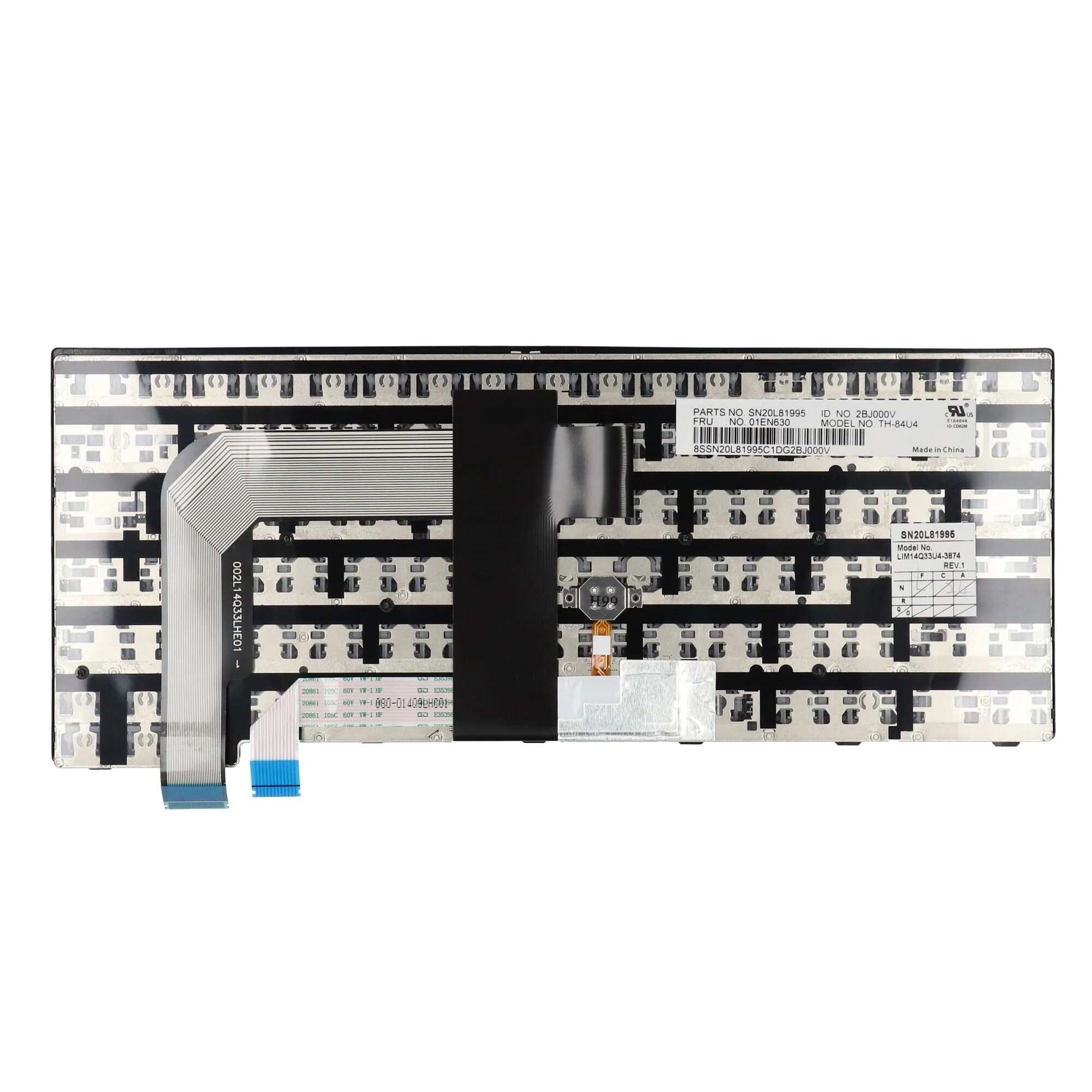 Lenovo Laptop Toetsenbord Qwerty US - Zwart - Image 2